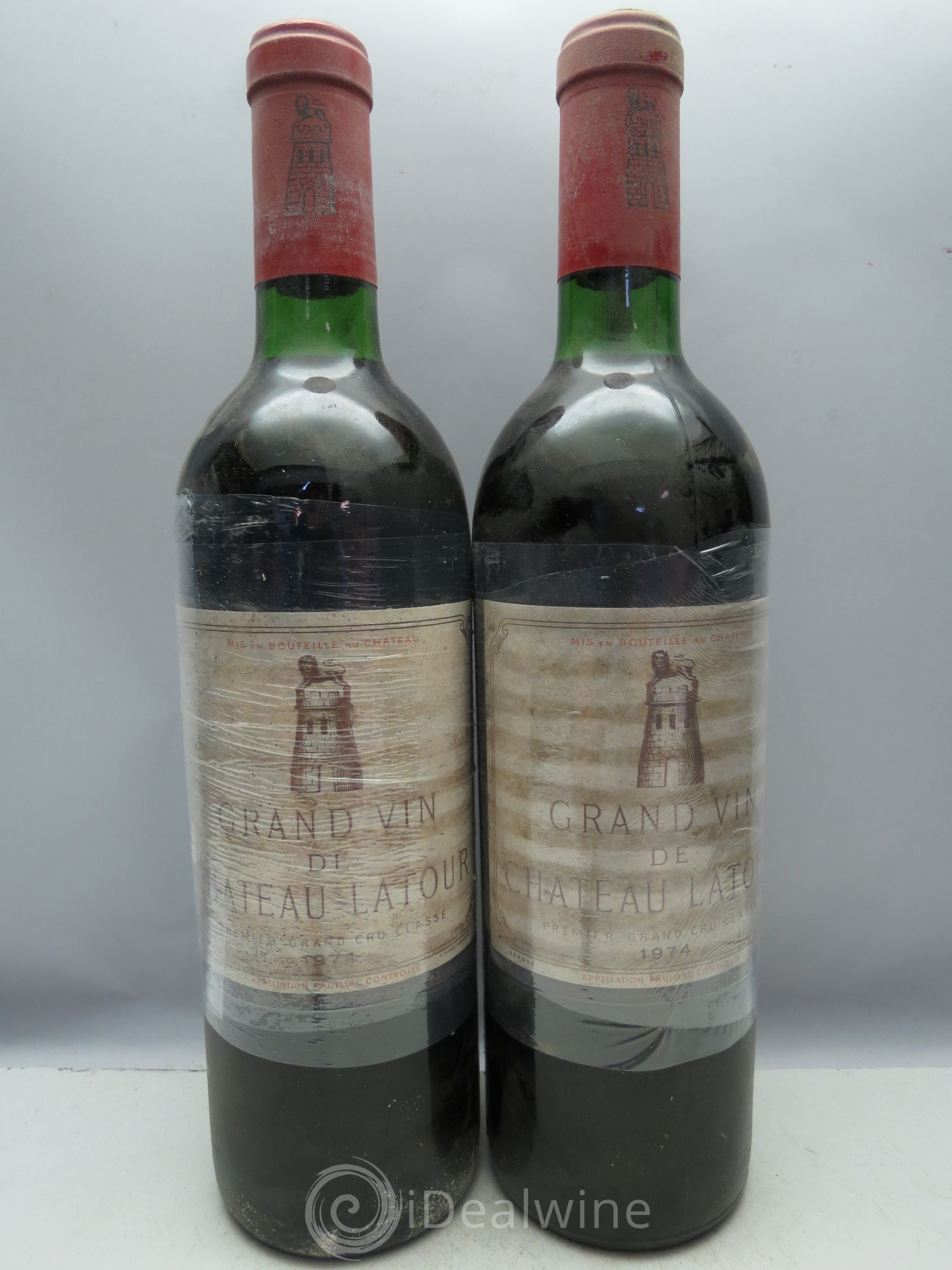 Château Latour 1er Grand Cru Classé (CB sans couvercle)  1974 - Lotto di 12 bottiglie - 5