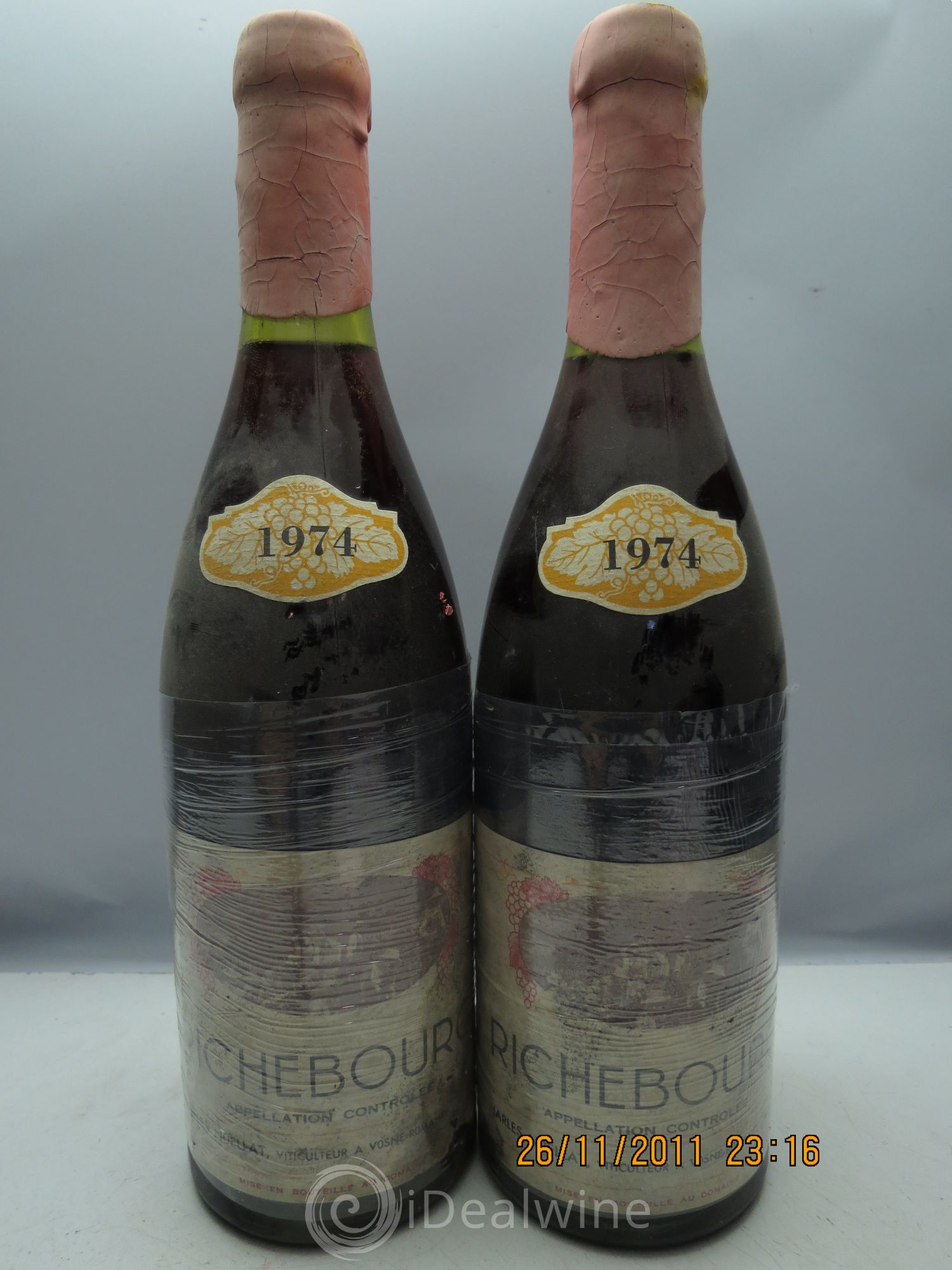 Richebourg Grand Cru Charles Noëllat 1974 - Lot de 12 bouteilles - 3