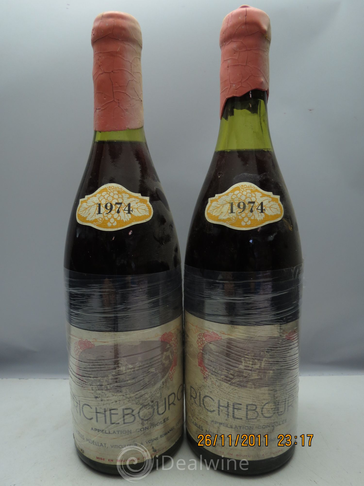 Richebourg Grand Cru Charles Noëllat 1974 - Lot de 12 bouteilles - 5