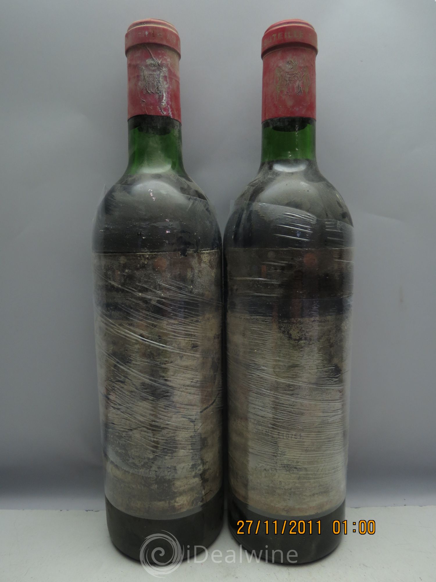 Château Mouton Rothschild 1er Grand Cru Classé 1971 - Lot de 12 bouteilles - 3