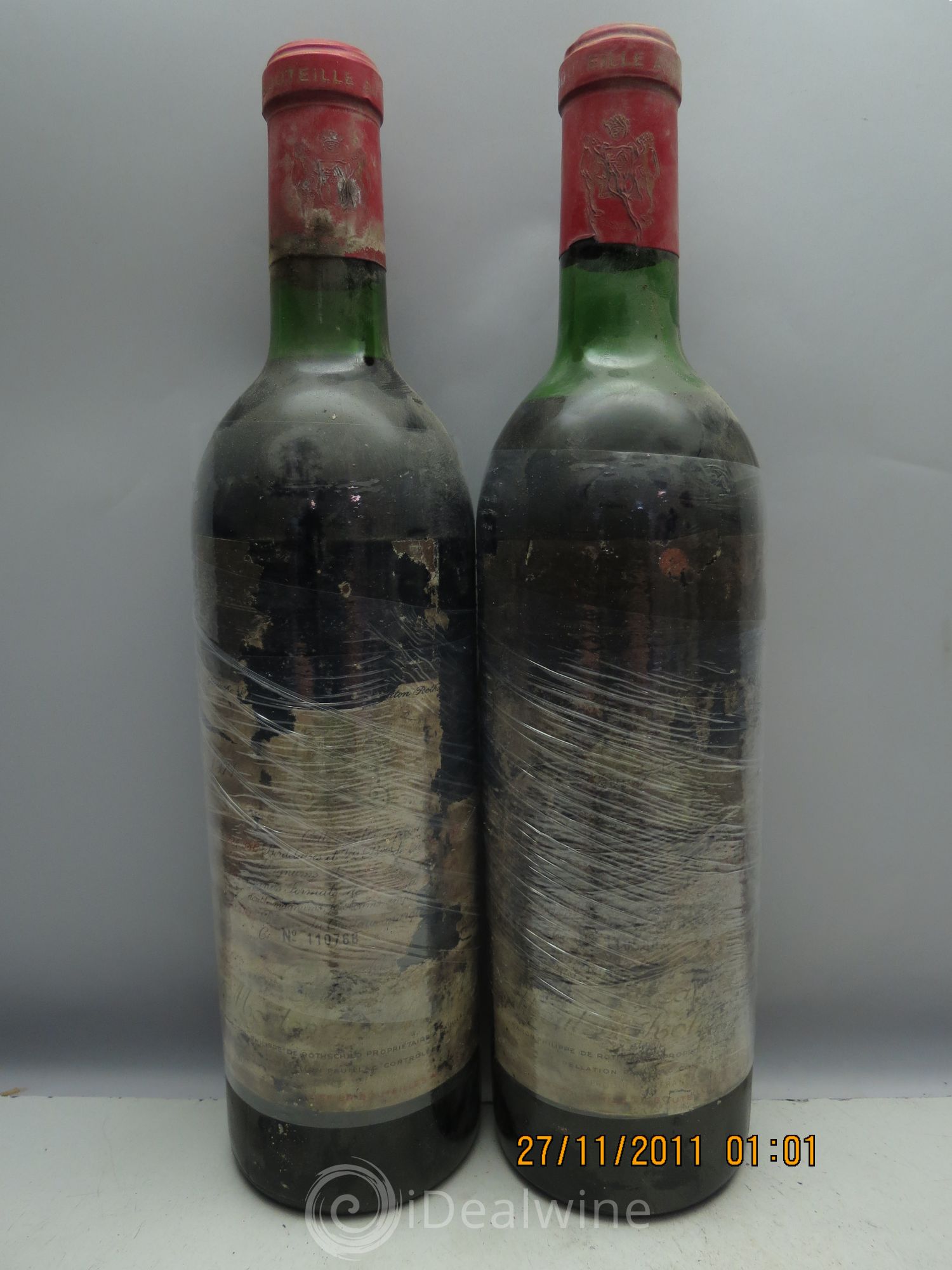 Château Mouton Rothschild 1er Grand Cru Classé 1971 - Lot de 12 bouteilles - 5