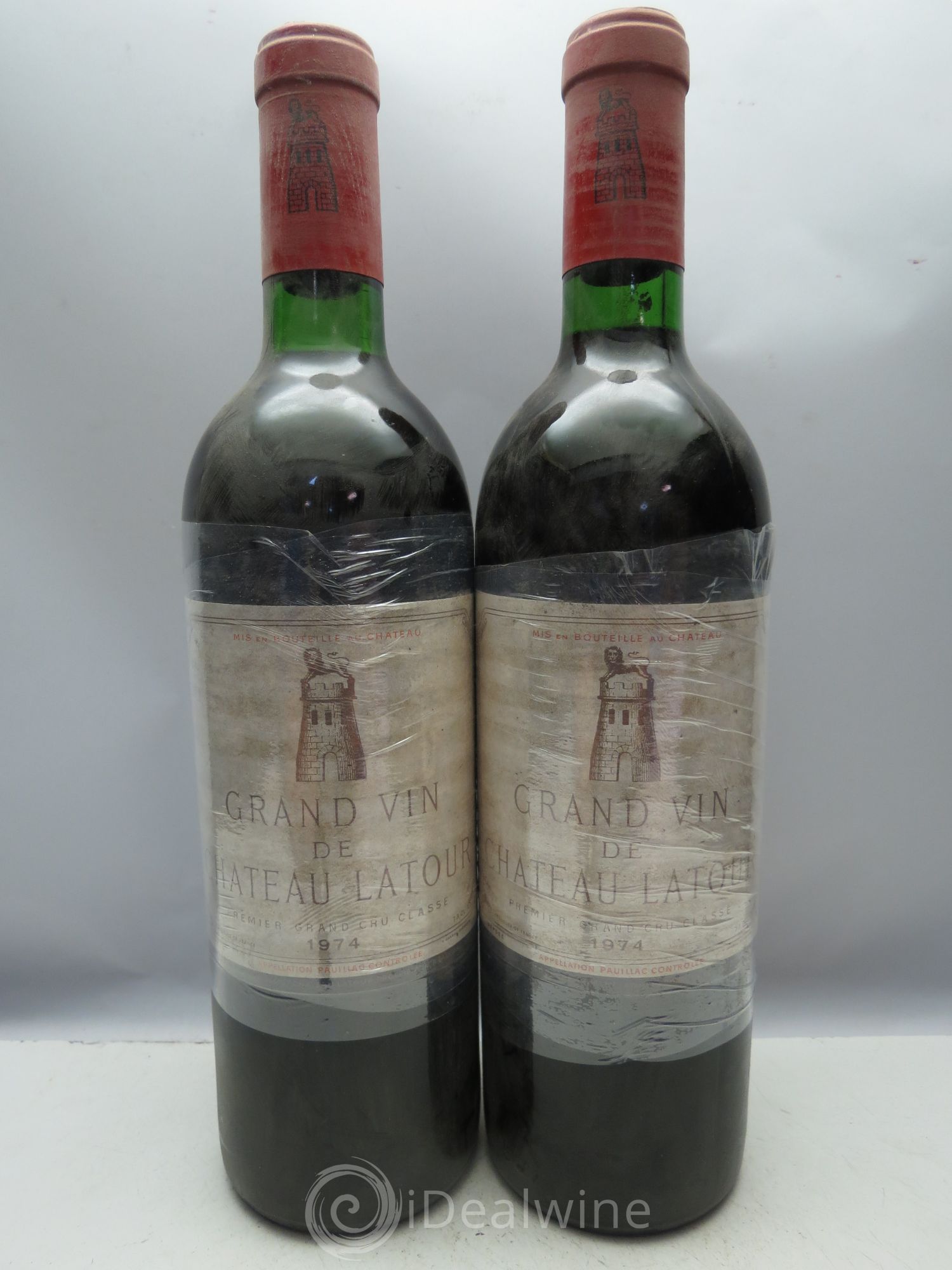Château Latour 1er Grand Cru Classé (CB sans couvercle)  1974 - Lot de 12 bouteilles - 3