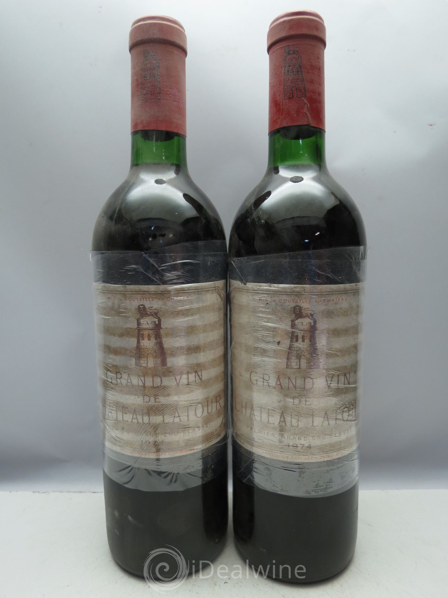 Château Latour 1er Grand Cru Classé (CB sans couvercle)  1974 - Lot de 12 bouteilles - 4