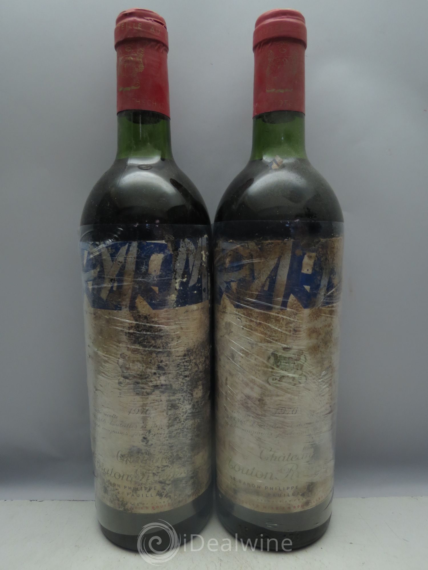 Château Mouton Rothschild 1er Grand Cru Classé 1976 - Lot de 12 bouteilles - 1