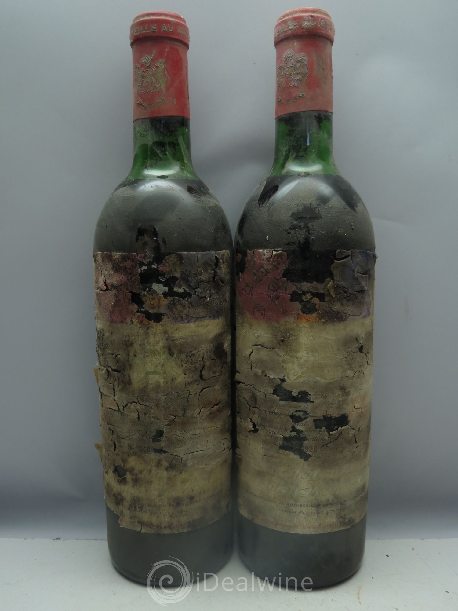 Château Mouton Rothschild 1er Grand Cru Classé 1970 - Lot de 6 bouteilles - 1
