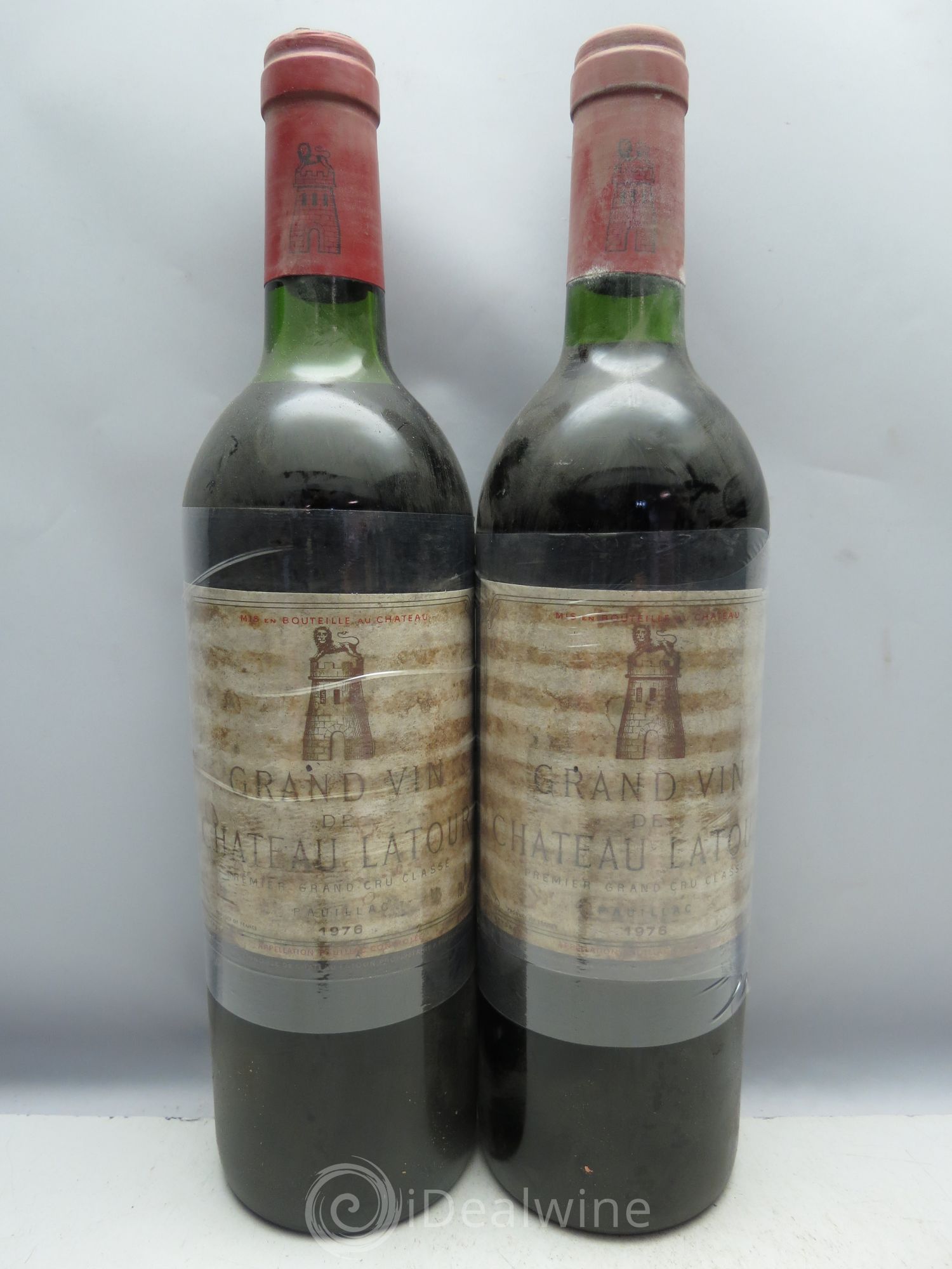Château Latour 1er Grand Cru Classé (CB sans couvercle) 1976 - Lot de 12 bouteilles - 1