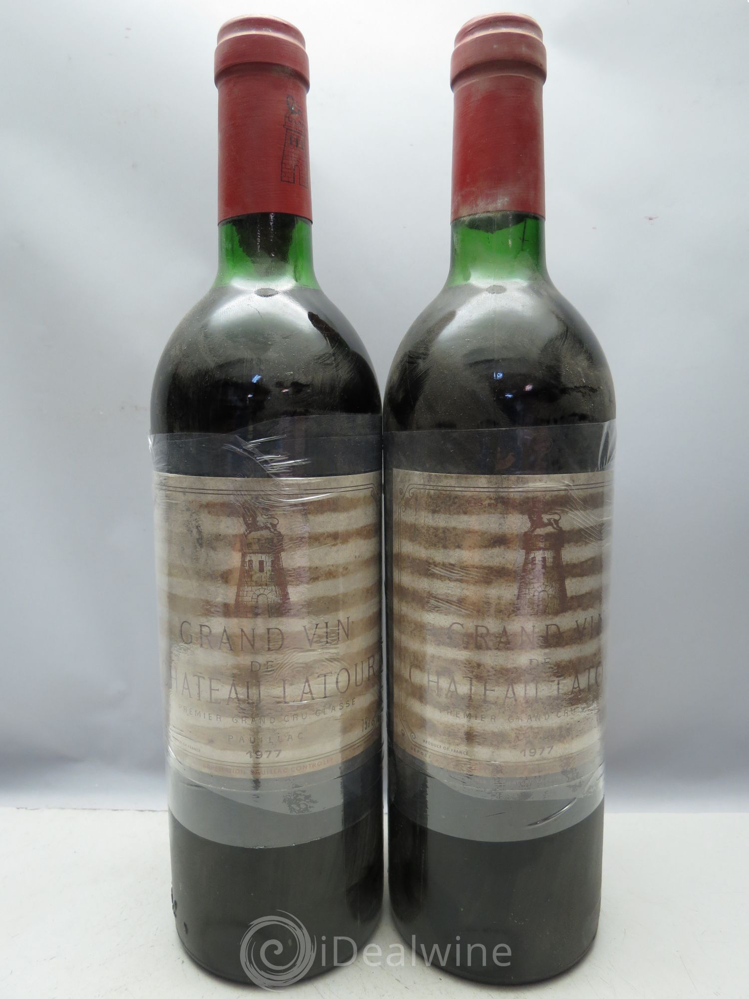 Château Latour 1er Grand Cru Classé (CB sans couvercle) 1977 - Lot de 12 bouteilles - 3