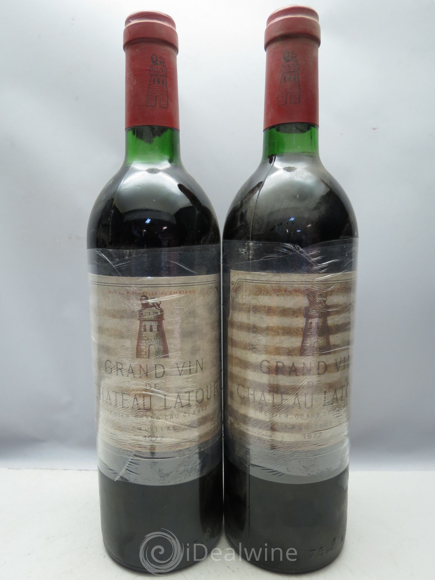 Château Latour 1er Grand Cru Classé (CB sans couvercle) 1977 - Lot de 12 bouteilles - 5
