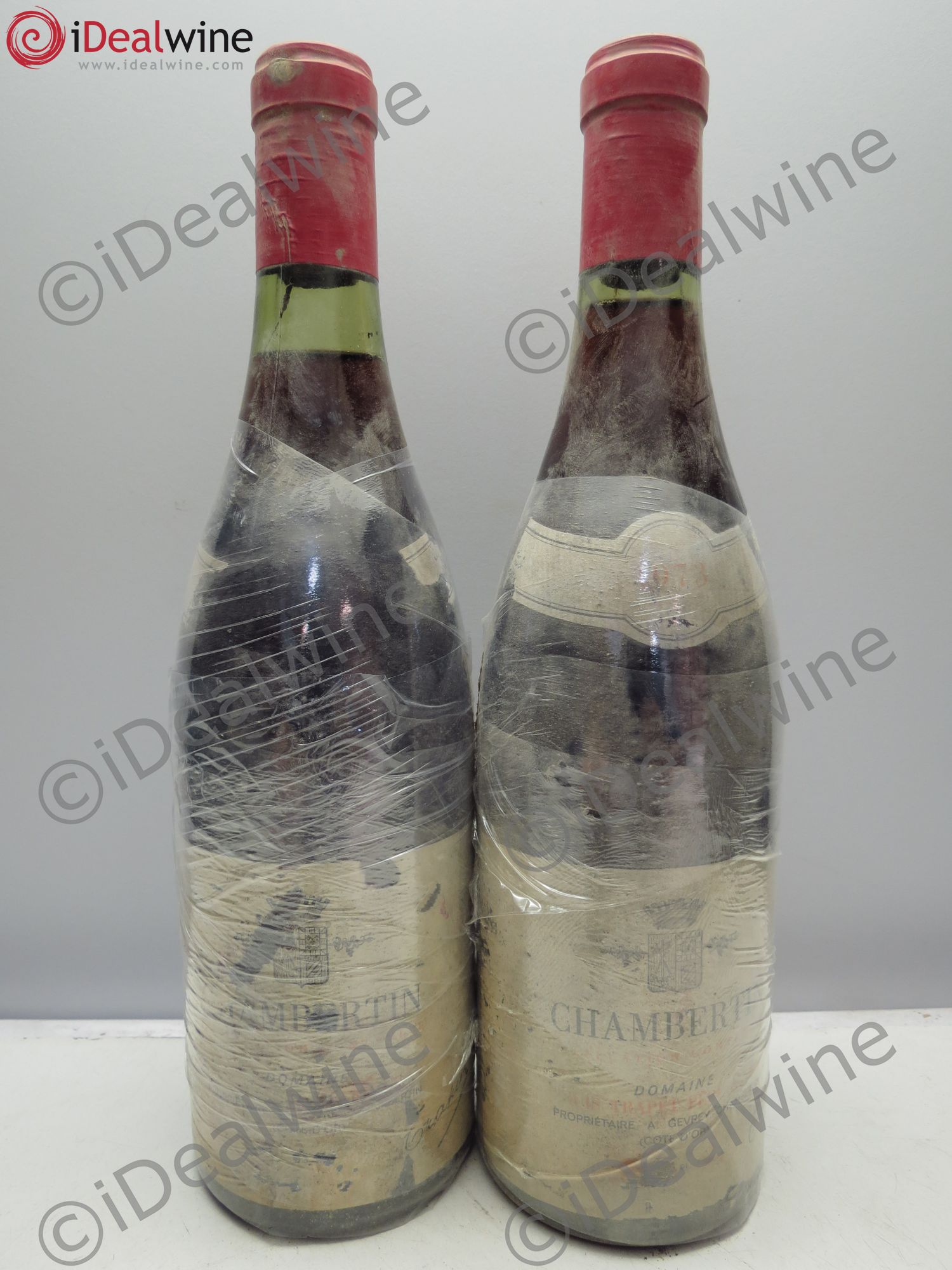 Chambertin Grand Cru Domaine Trapet 1973 - Lot de 2 bouteilles - 0