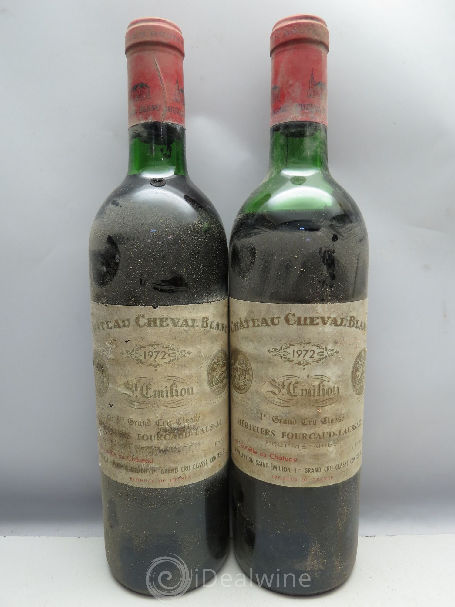 Château Cheval Blanc 1er Grand Cru Classé A 1972 - Lot de 6 bouteilles - 1