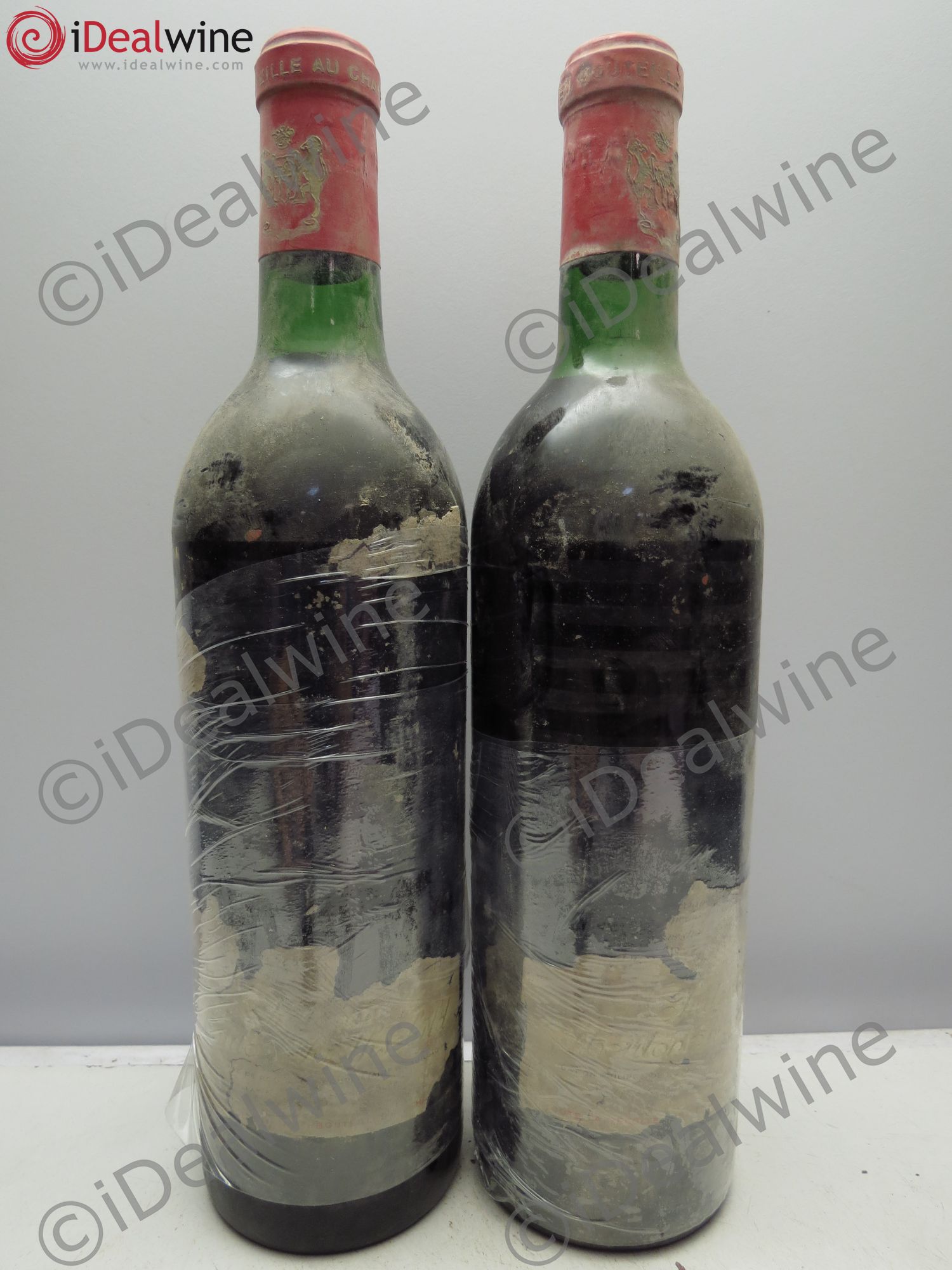 Château Mouton Rothschild 1er Grand Cru Classé 1969 - Lot de 2 bouteilles - 0
