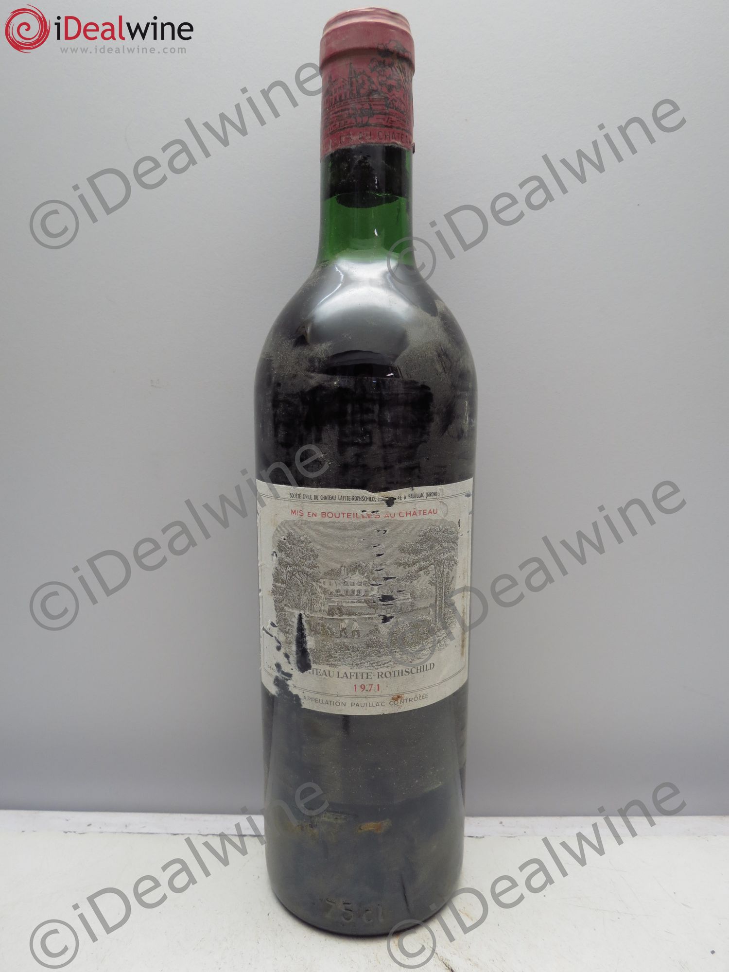 Château Lafite Rothschild 1er Grand Cru Classé 1971 - Lot de 1 bouteille - 0