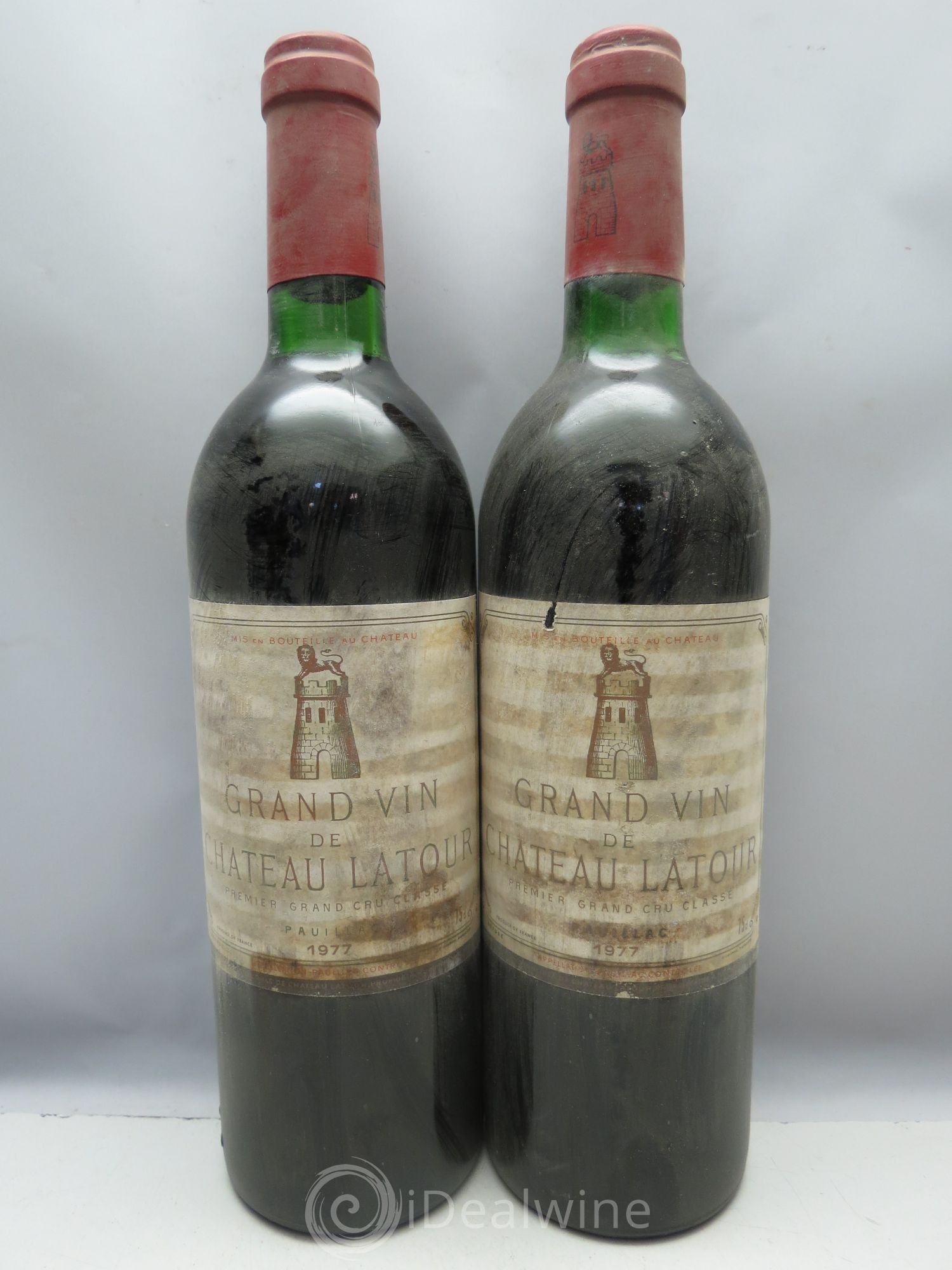 Château Latour 1er Grand Cru Classé 1977 - Lot de 12 bouteilles - 0