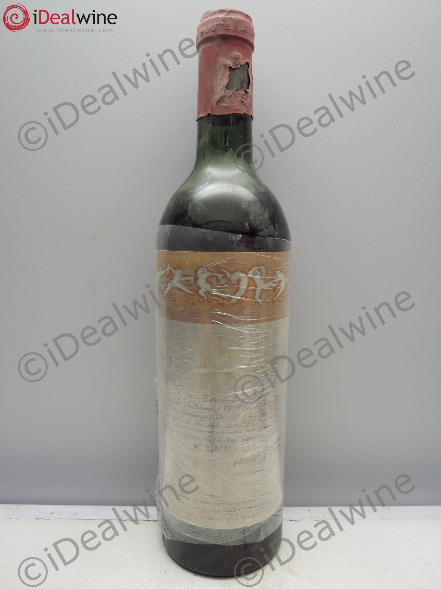 Château Mouton Rothschild 1er Grand Cru Classé 1965 - Lot de 1 bouteille - 0