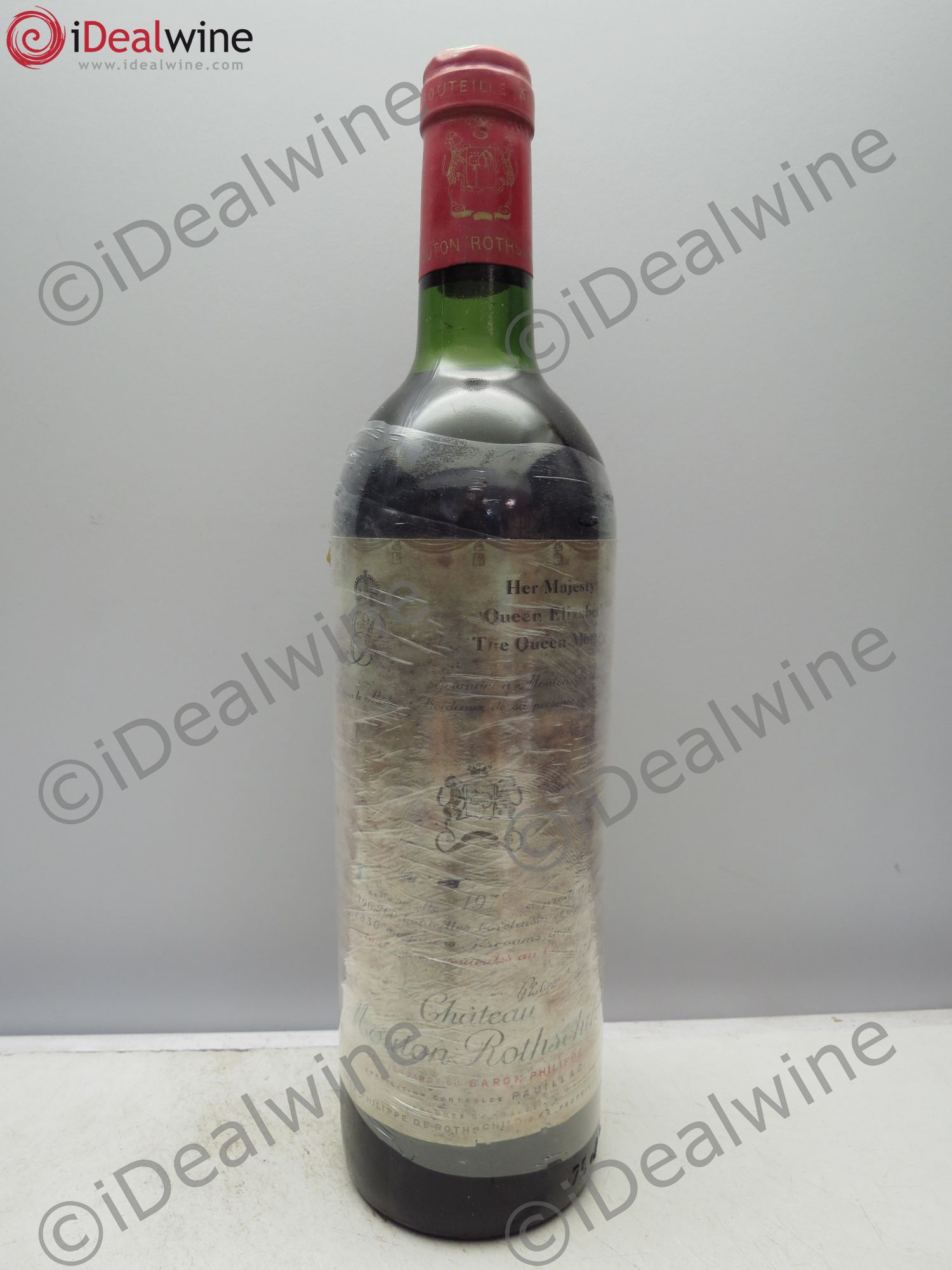 Château Mouton Rothschild 1er Grand Cru Classé 1977 - Lot de 1 bouteille - 0