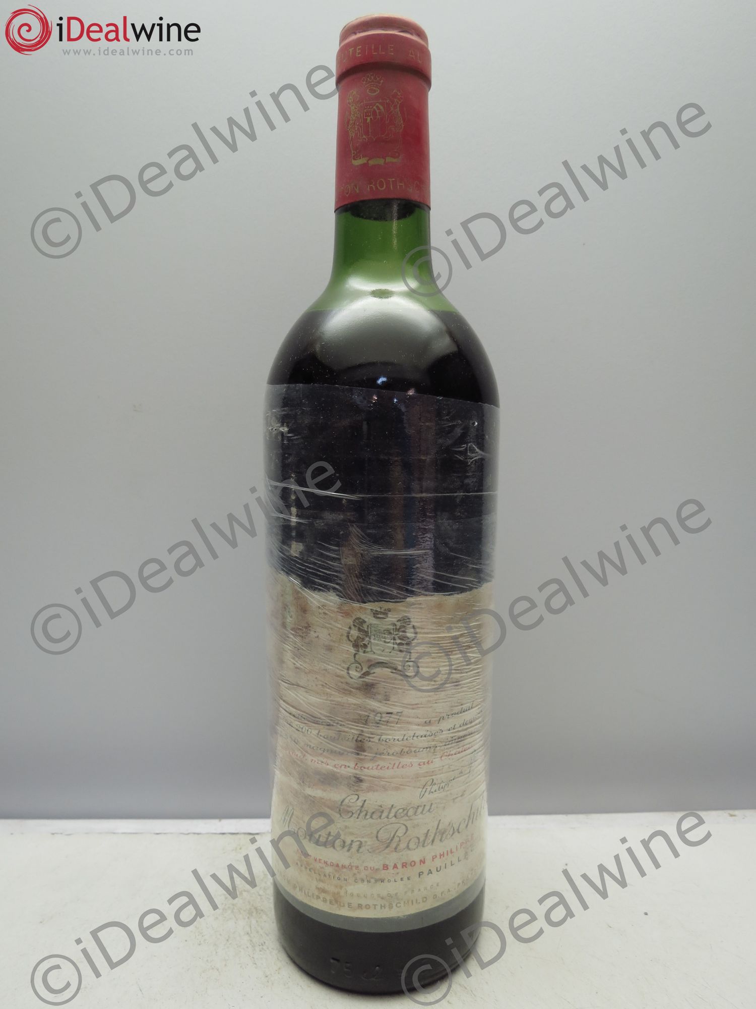 Château Mouton Rothschild 1er Grand Cru Classé 1977 - Lot de 1 bouteille - 0