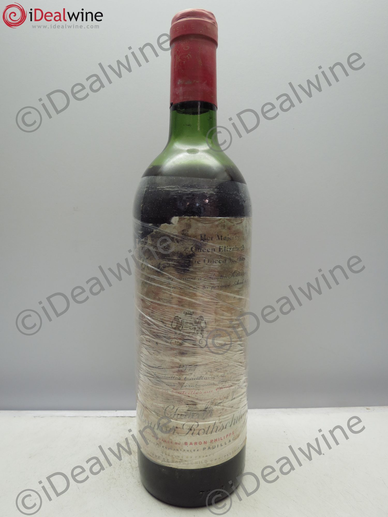 Château Mouton Rothschild 1er Grand Cru Classé 1977 - Lot de 1 bouteille - 0