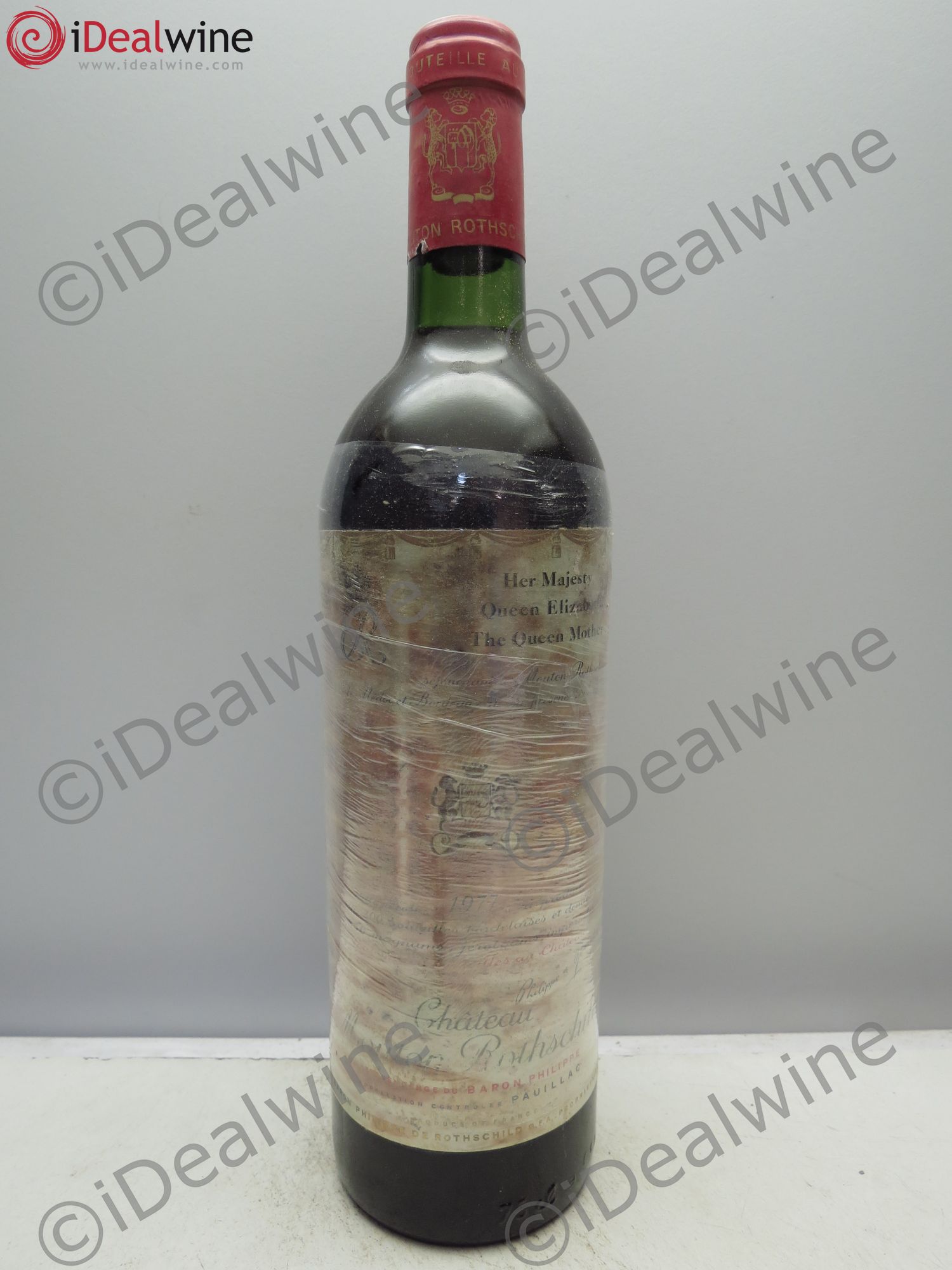 Château Mouton Rothschild 1er Grand Cru Classé 1977 - Lot de 1 bouteille - 0