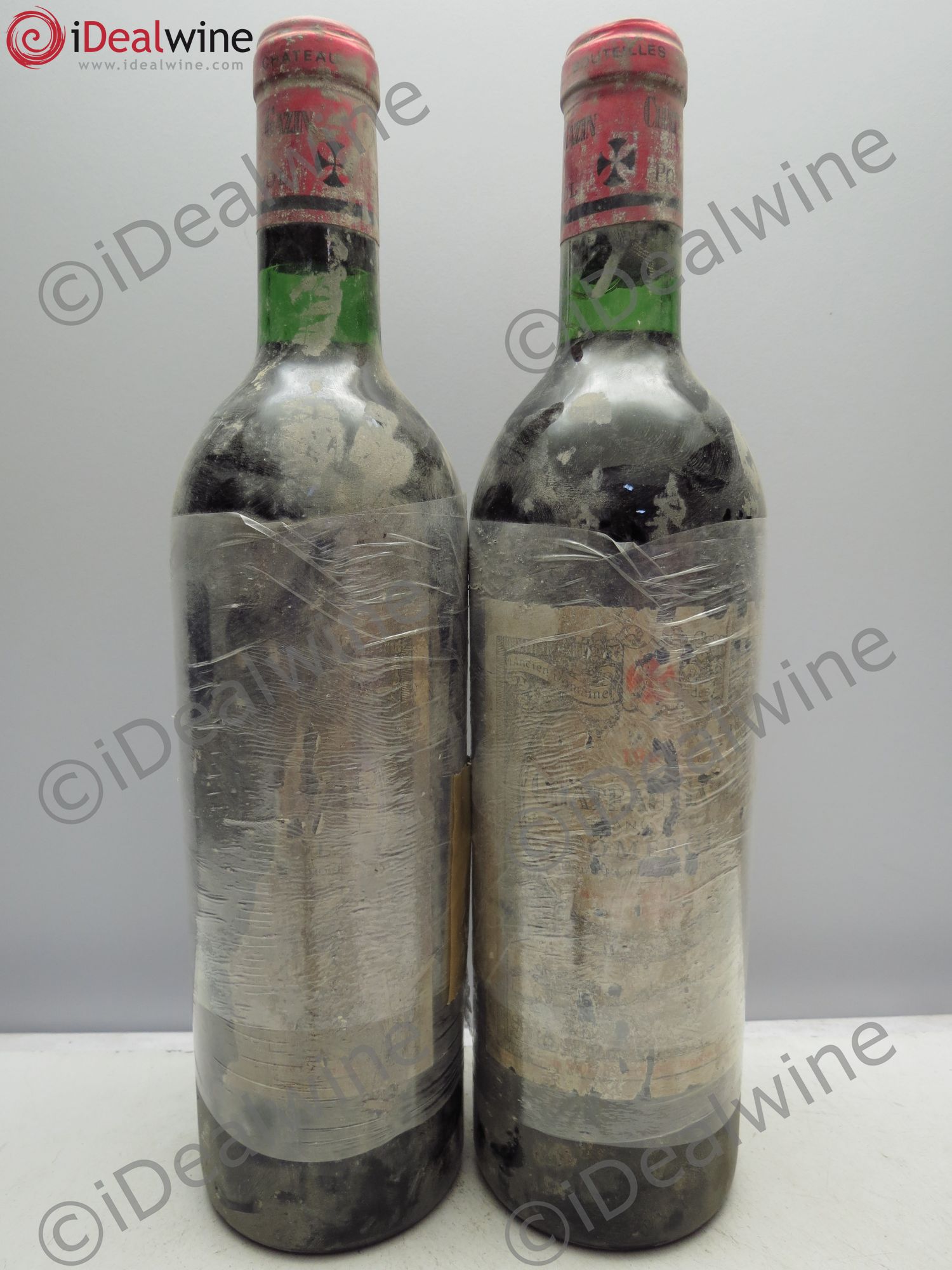 Château Gazin 1969 - Lot de 2 bouteilles - 0