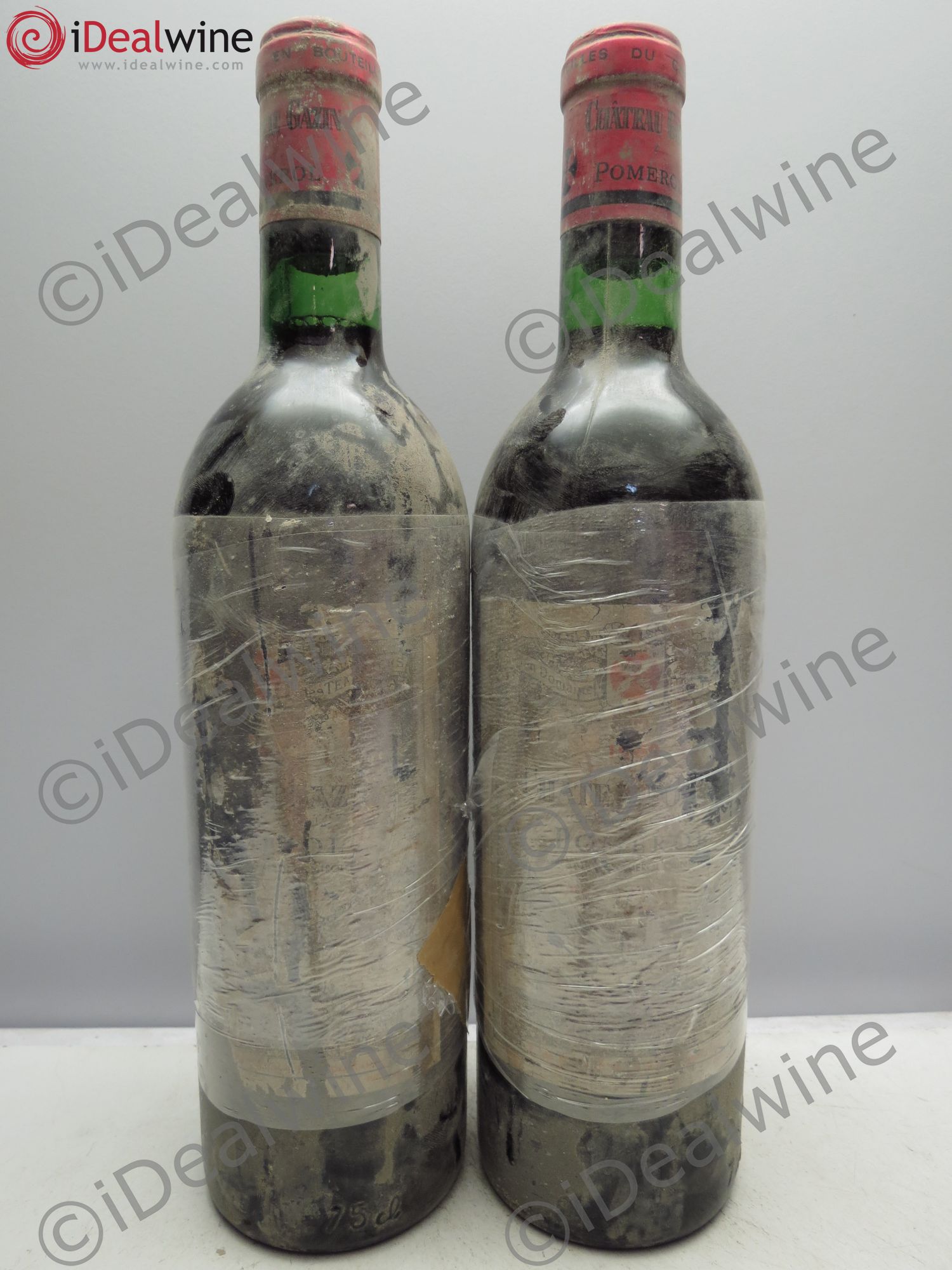 Château Gazin 1969 - Lot de 2 bouteilles - 0