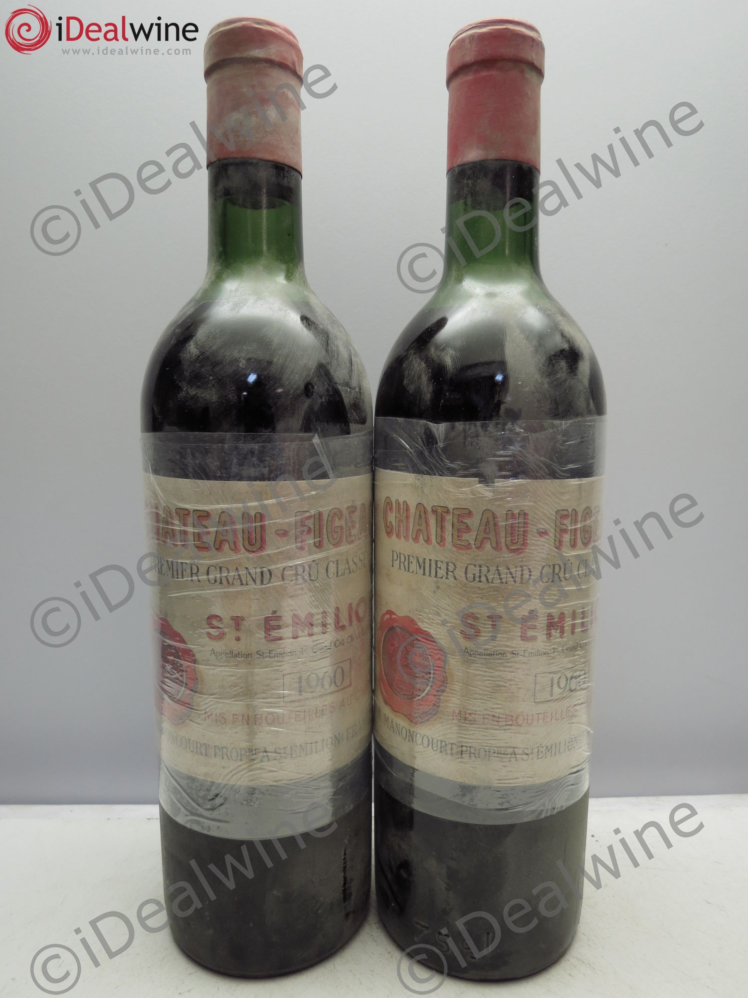 Château Figeac 1er Grand Cru Classé A 1960 - Lot de 2 bouteilles - 0