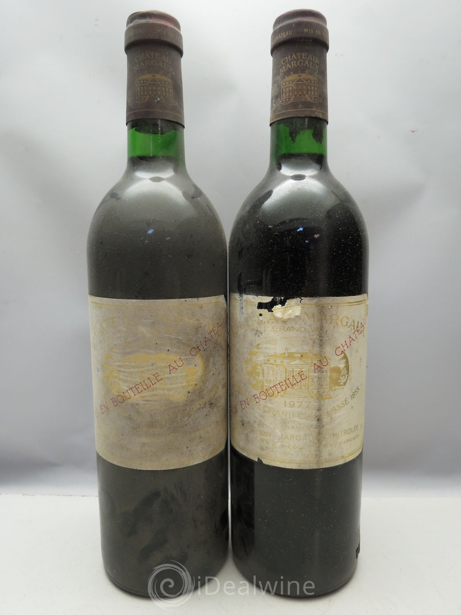 Château Margaux 1er Grand Cru Classé (CB sans couvercle) 1977 - Lot de 12 bouteilles - 0
