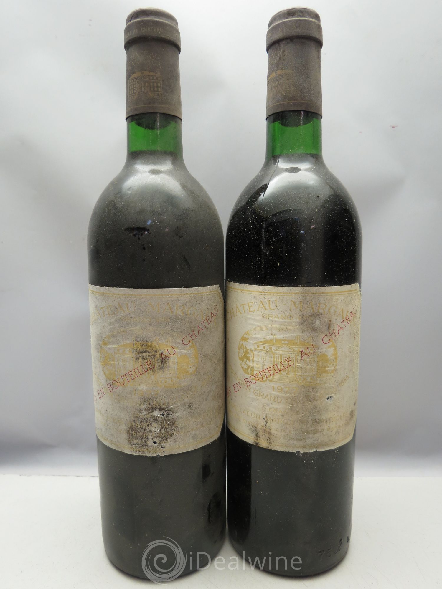Château Margaux 1er Grand Cru Classé (CB sans couvercle) 1977 - Lot de 12 bouteilles - 1