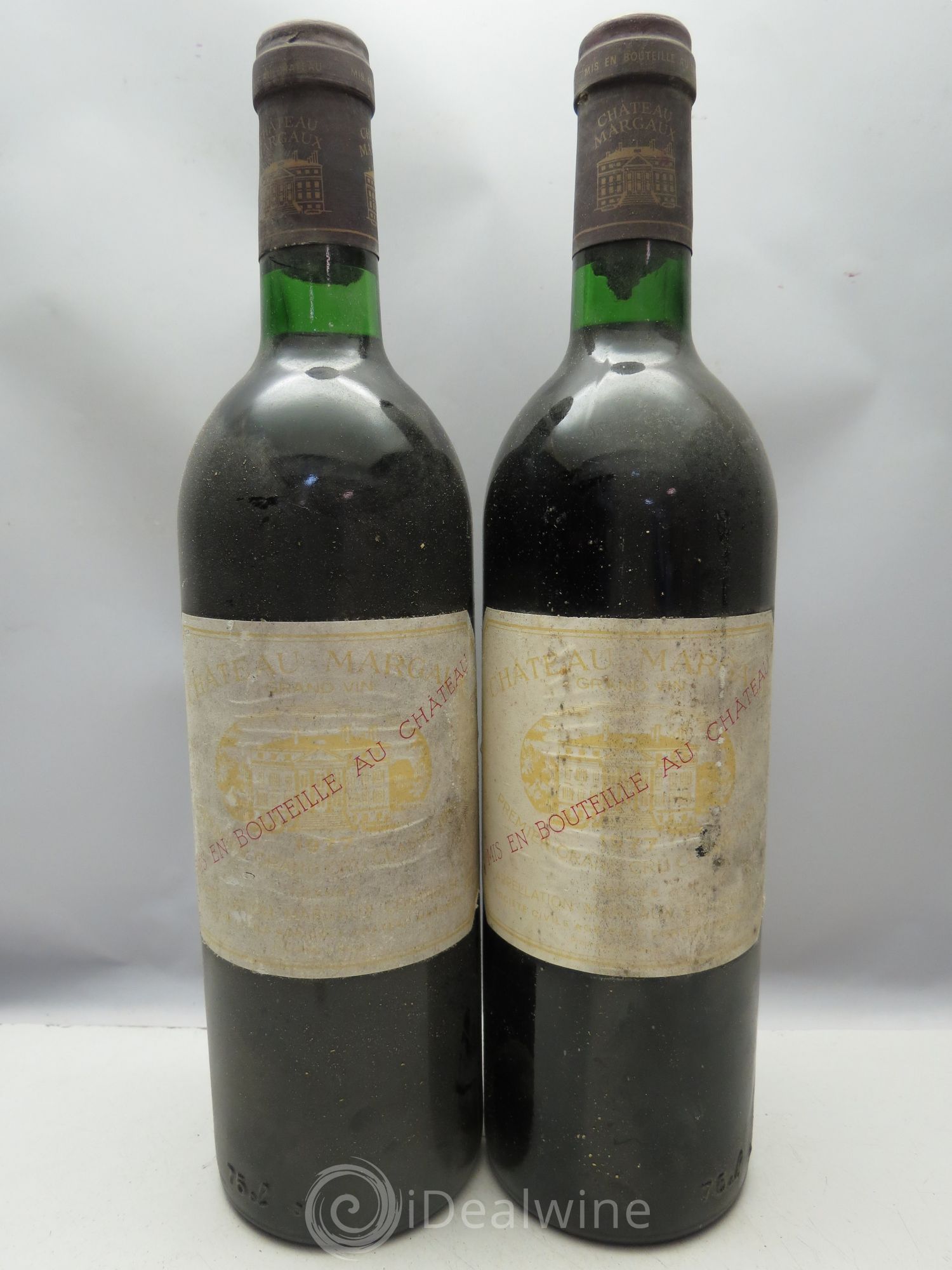 Château Margaux 1er Grand Cru Classé (CB sans couvercle) 1977 - Lot de 12 bouteilles - 2