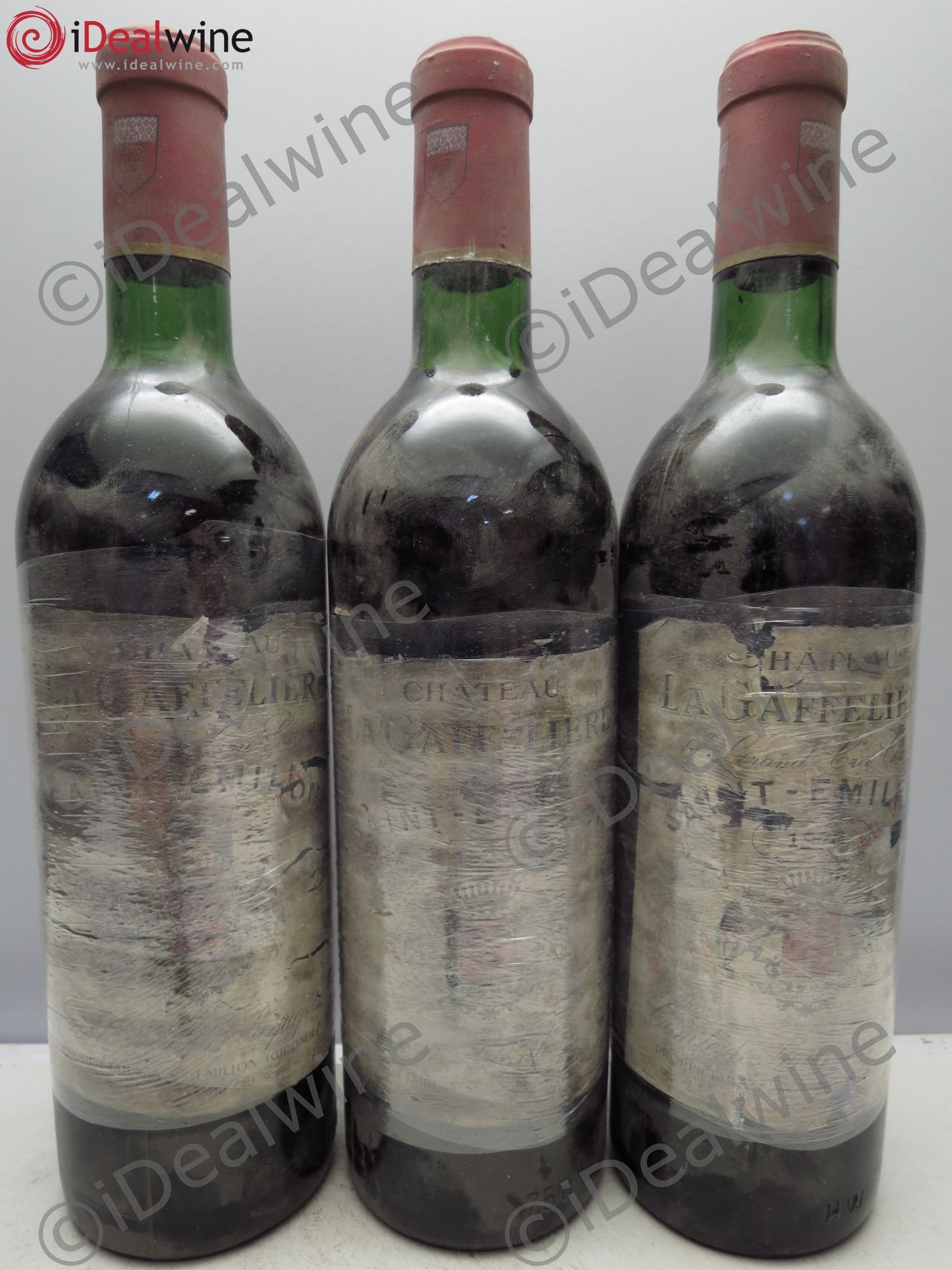 Château la Gaffelière 1er Grand Cru Classé B 1973 - Lot de 3 bouteilles - 0