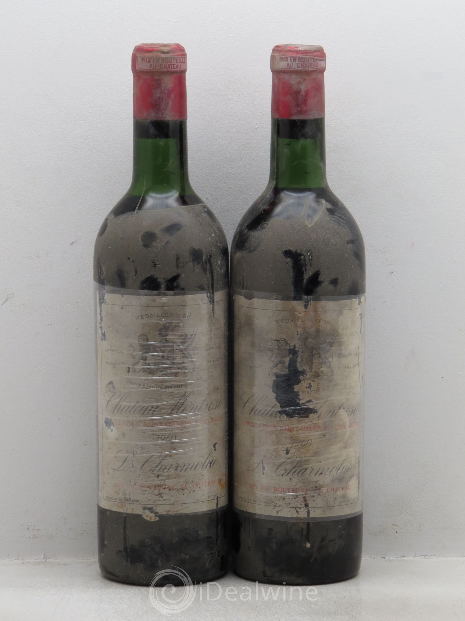 Château Montrose 2ème Grand Cru Classé 1960 - Lot de 2 bouteilles - 0