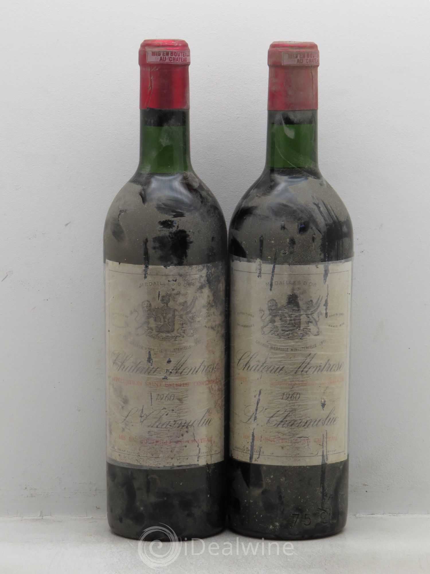 Château Montrose 2ème Grand Cru Classé 1960 - Lot de 2 bouteilles - 0