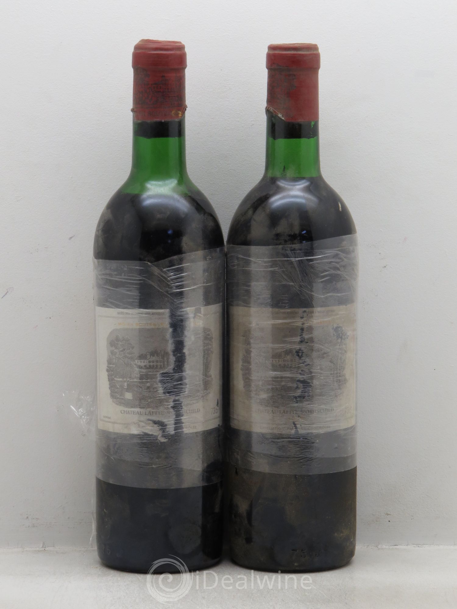Château Lafite Rothschild 1er Grand Cru Classé 1972 - Lot de 2 bouteilles - 0