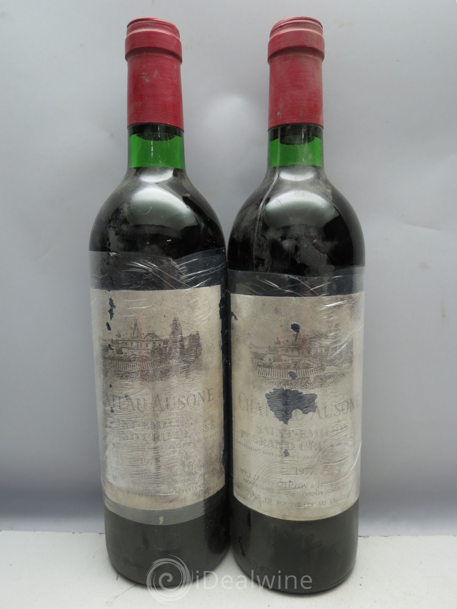 Château Ausone 1er Grand Cru Classé A (CB sans couvercle) 1977 - Lot de 12 bouteilles - 5