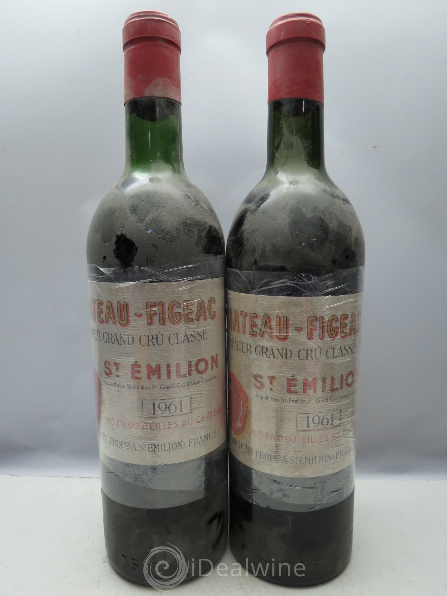 Château Figeac 1er Grand Cru Classé A 1961 - Lot de 12 bouteilles - 1