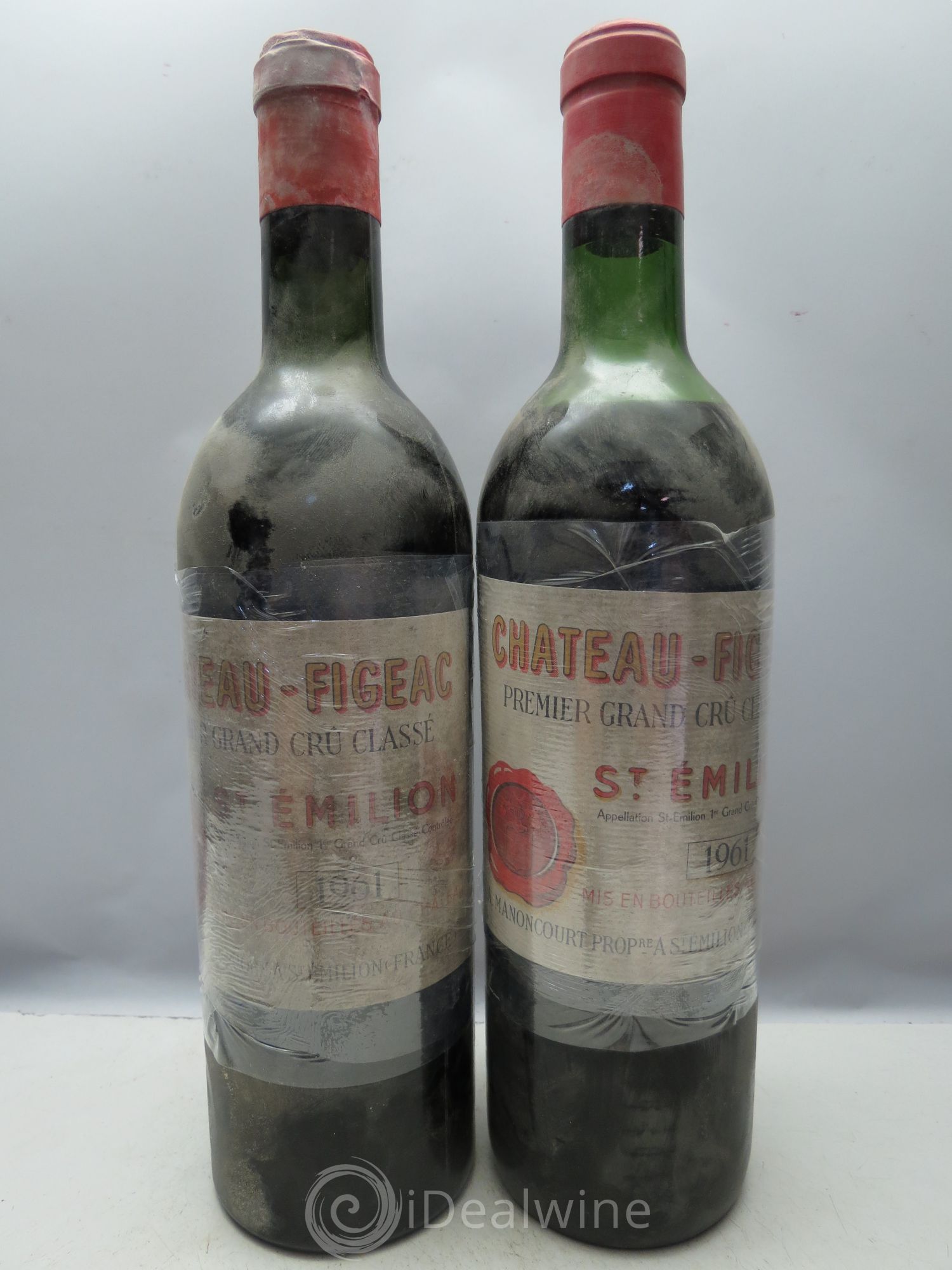 Château Figeac 1er Grand Cru Classé A 1961 - Lot de 12 bouteilles - 2