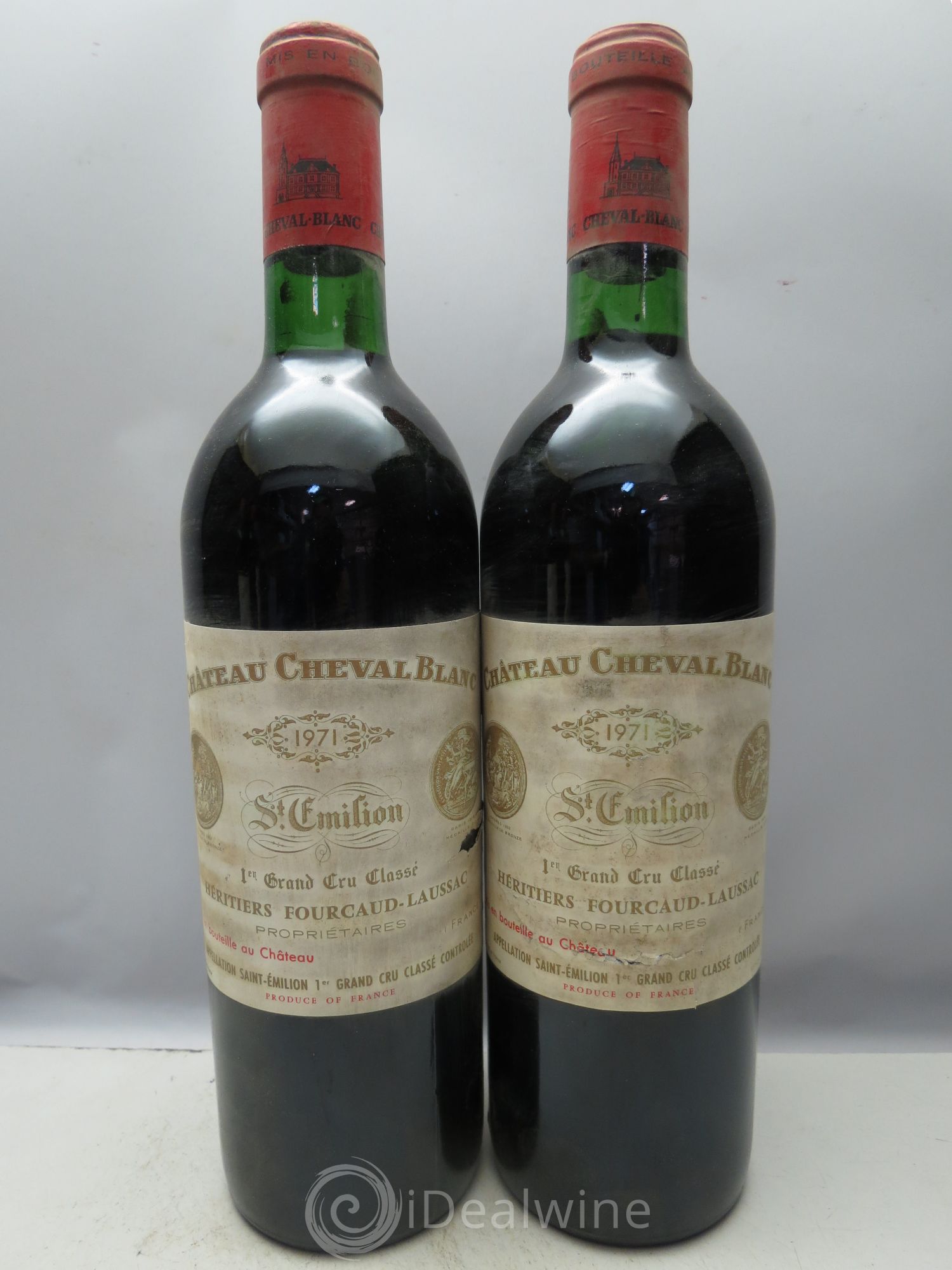 Château Cheval Blanc 1er Grand Cru Classé A 1971 - Lot de 6 bouteilles - 1