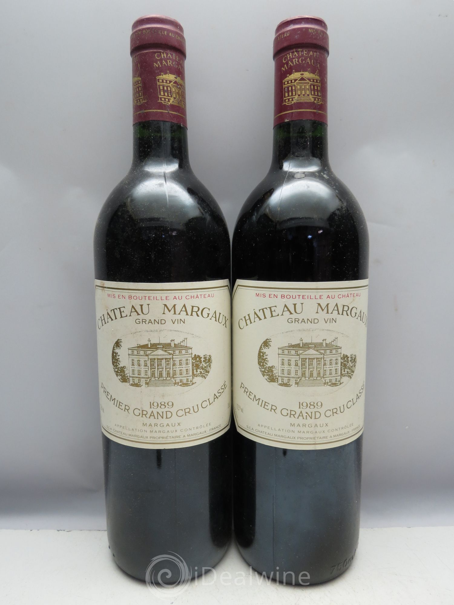 Château Margaux 1er Grand Cru Classé 1989 - Lot de 6 bouteilles - 0