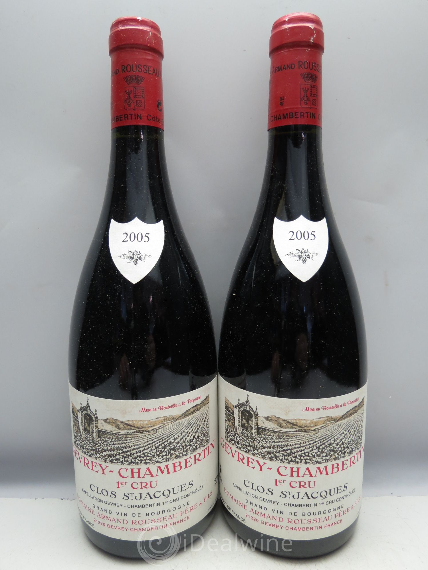 Gevrey-Chambertin 1er Cru Clos Saint-Jacques Armand Rousseau (Domaine) 2005 - Lot de 6 bouteilles - 0