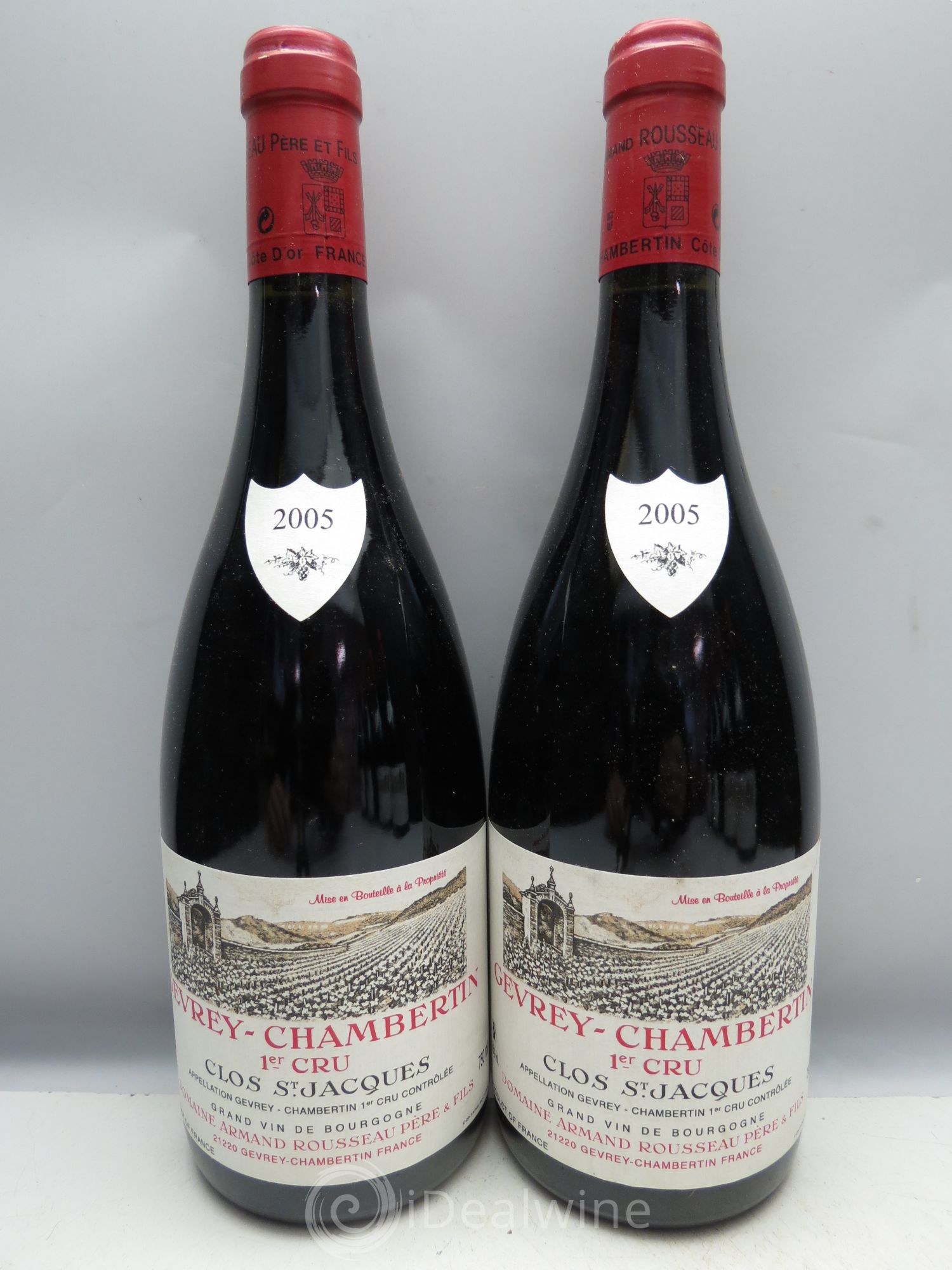 Gevrey-Chambertin 1er Cru Clos Saint-Jacques Armand Rousseau (Domaine) 2005 - Lot de 6 bouteilles - 2