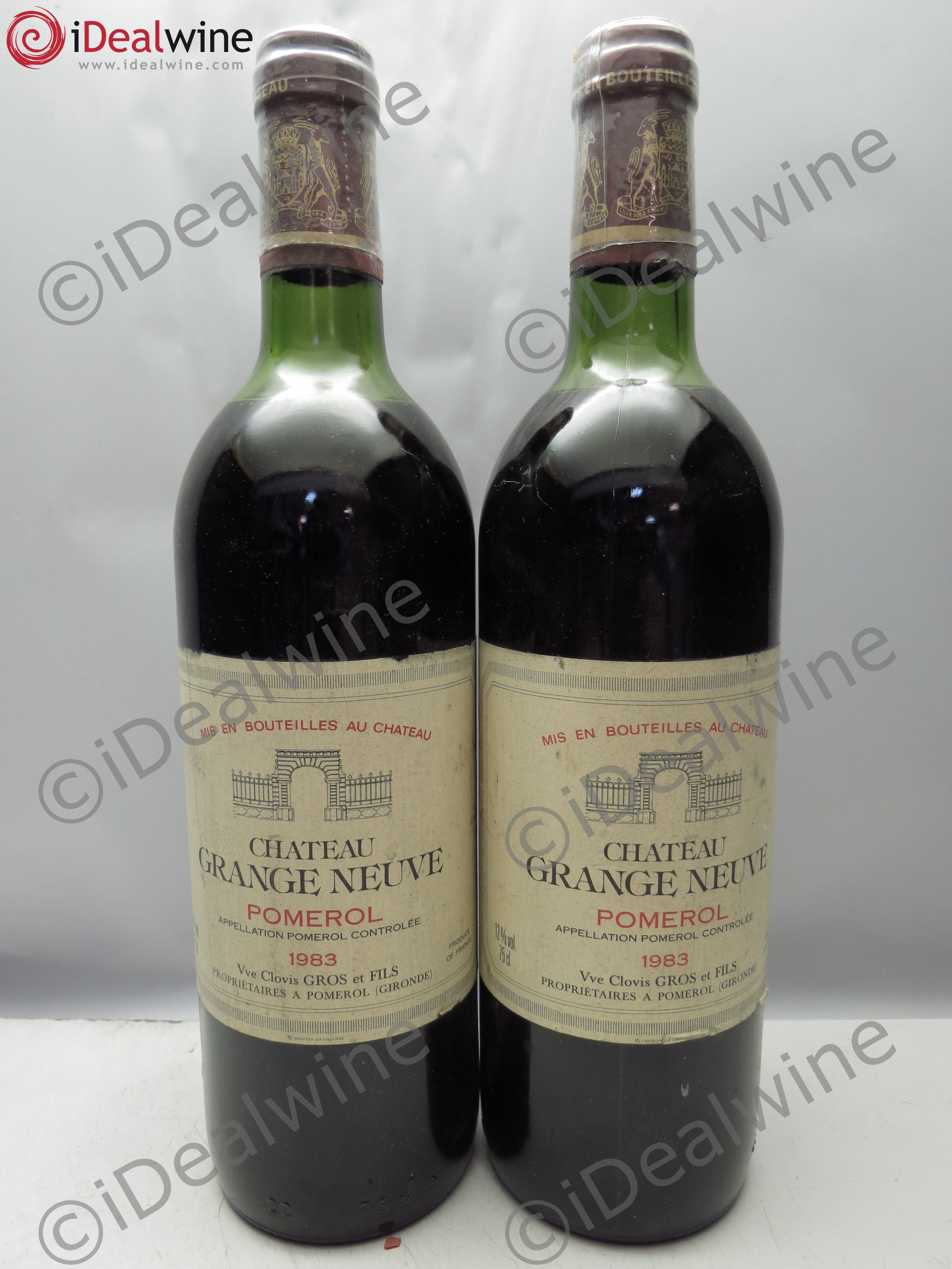 Château Grange-Neuve 1983 - Posten von 2 Flaschen - 0