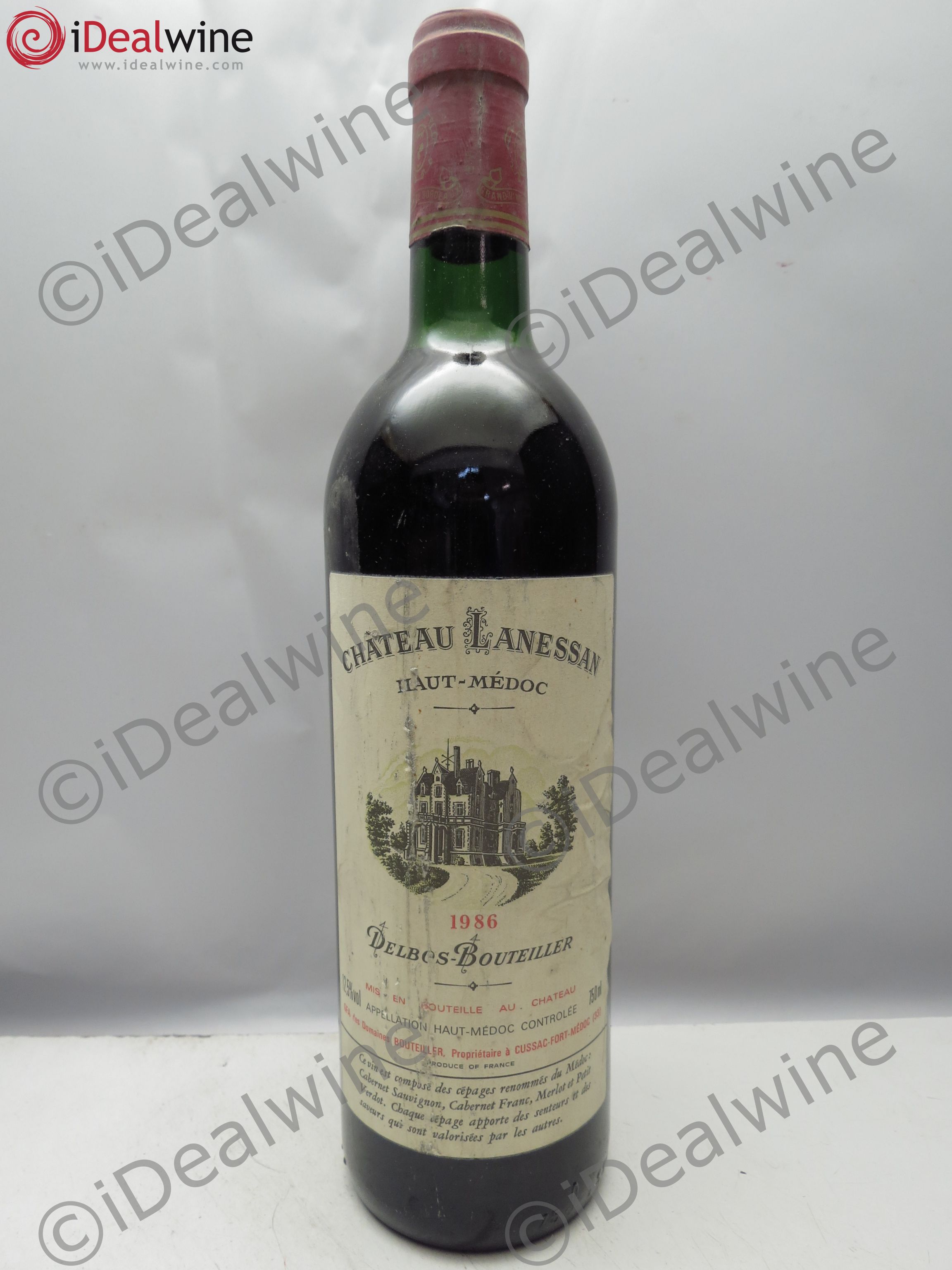 Château Lanessan Cru Bourgeois 1986 - Lot de 6 bouteilles - 0