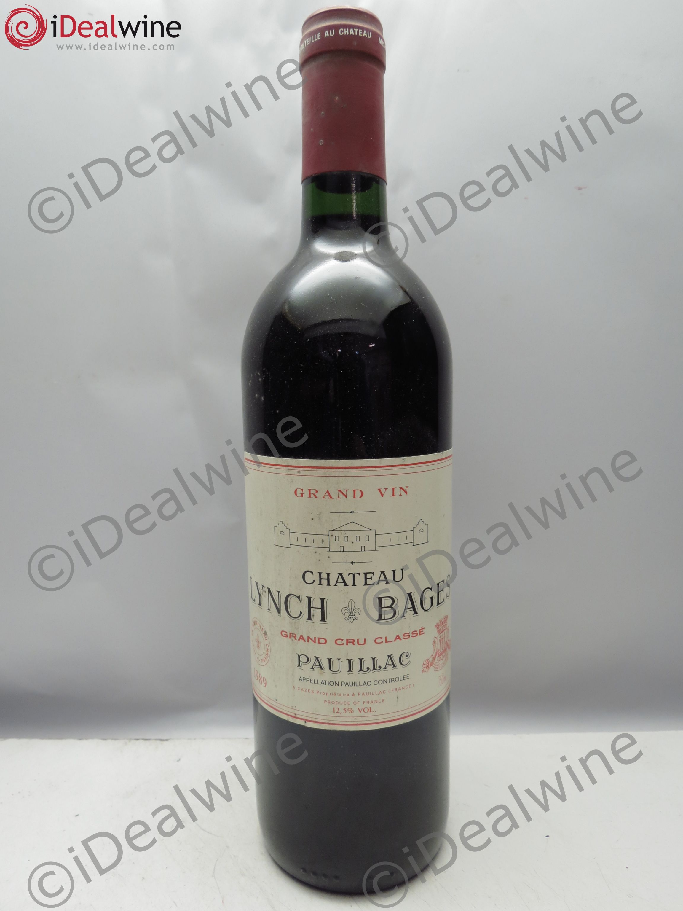 Château Lynch Bages 5ème Grand Cru Classé 1989 - Lot de 1 bouteille - 0