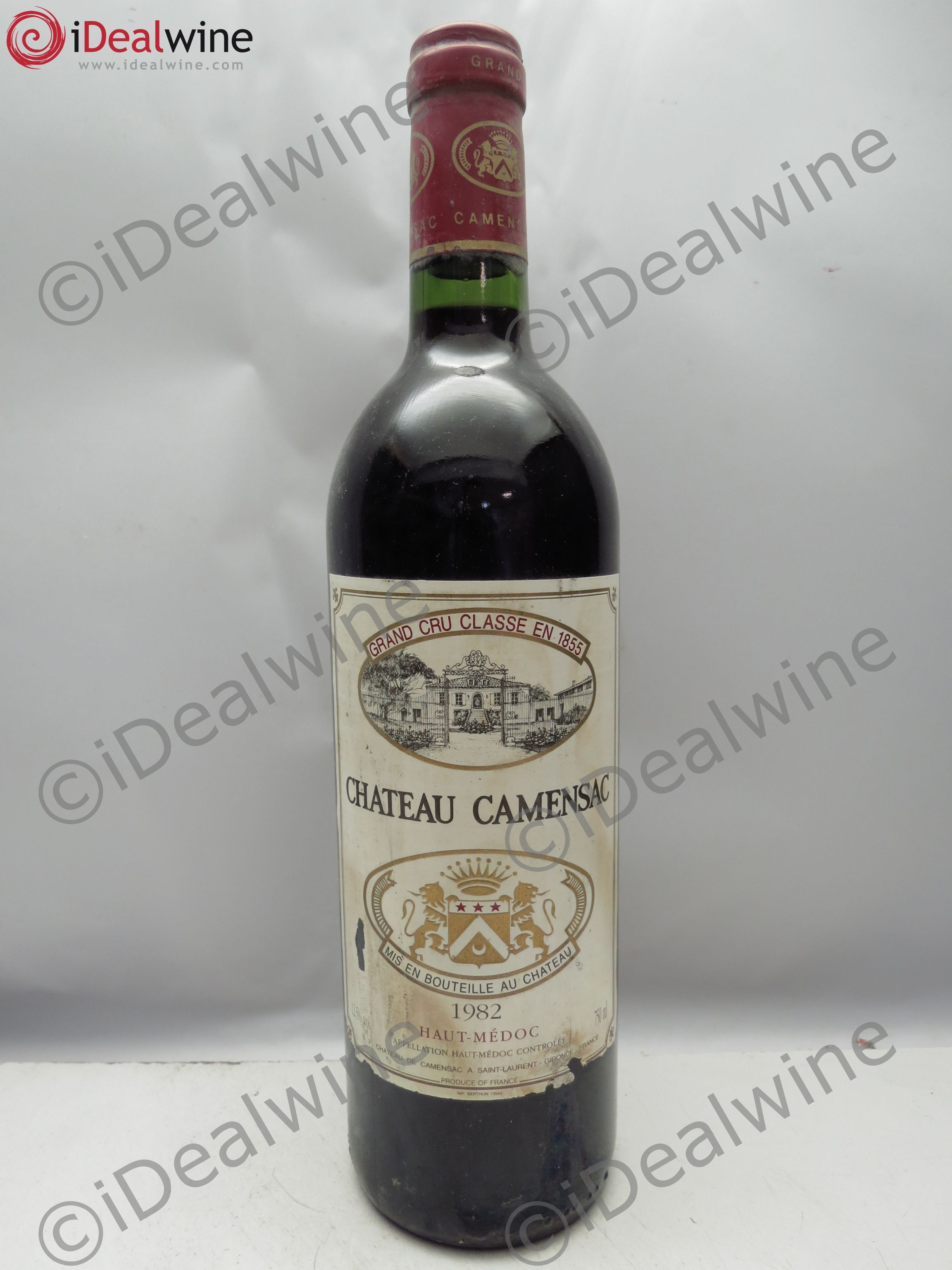 Château Camensac 5ème Grand Cru Classé 1982 - Lot de 6 bouteilles - 0