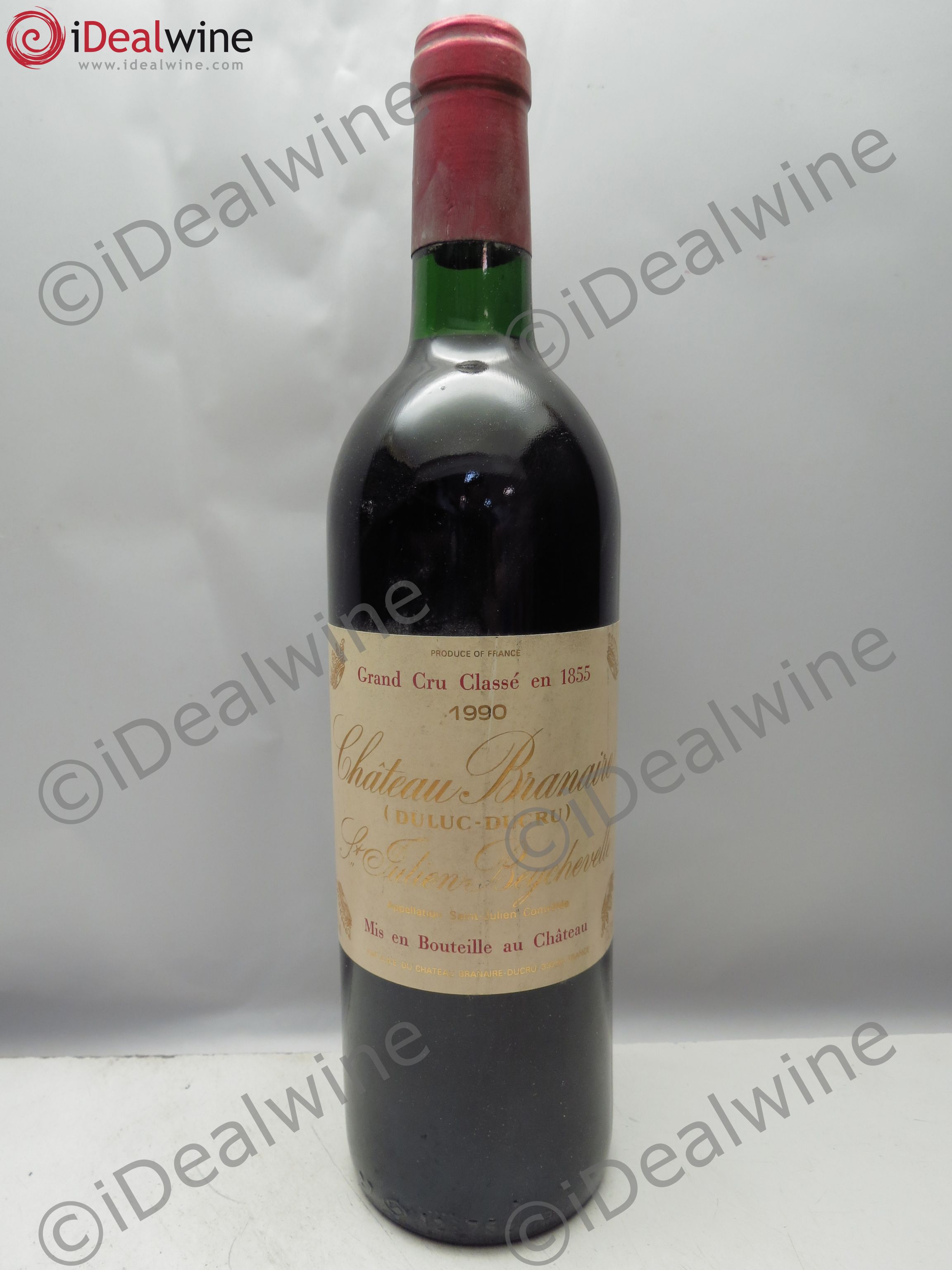 Château Branaire Ducru 4ème Grand Cru Classé 1990 - Lot de 1 bouteille - 0