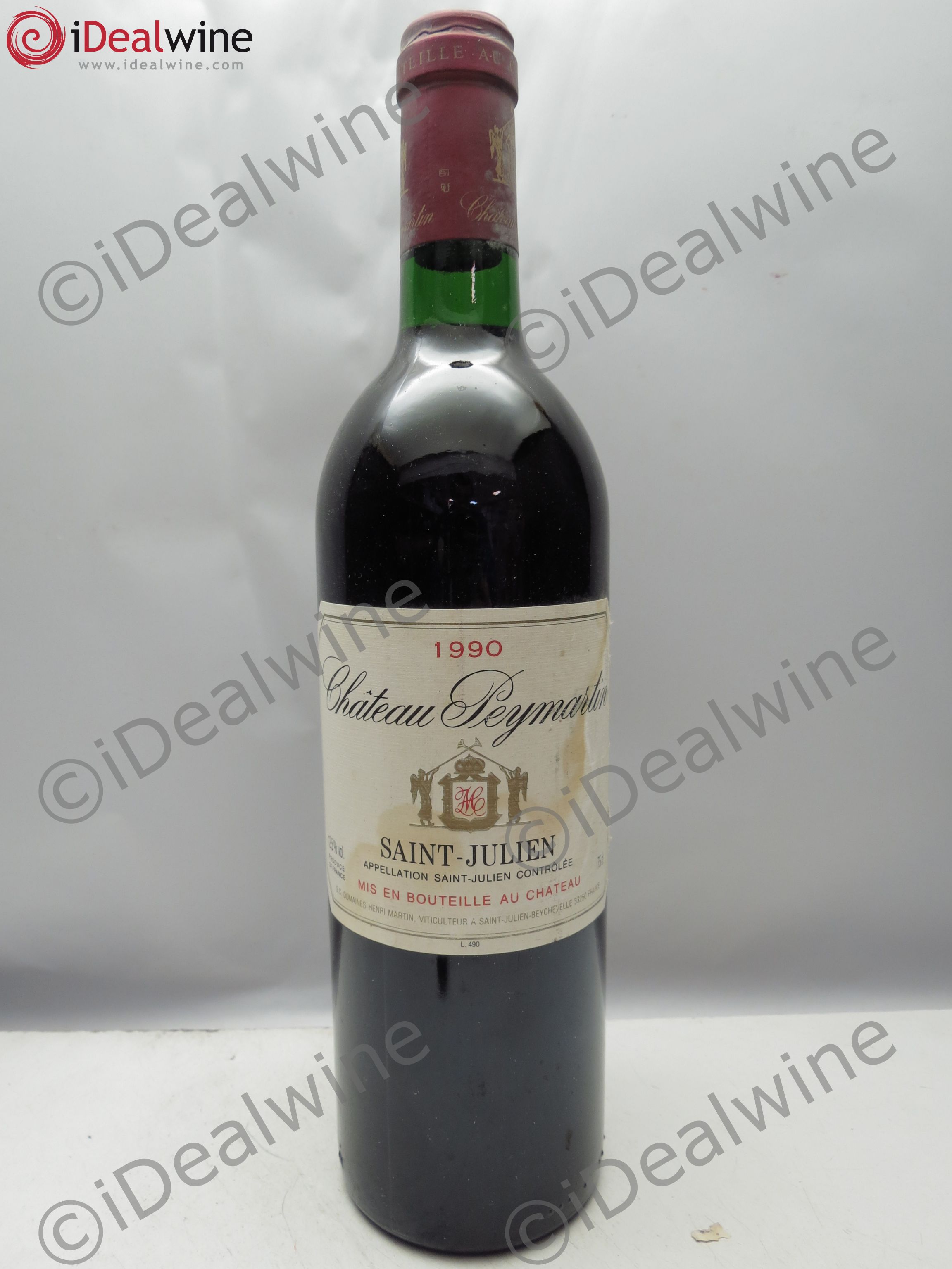 Saint-Julien Château Peymartin 1990 - Lot de 6 bouteilles - 0