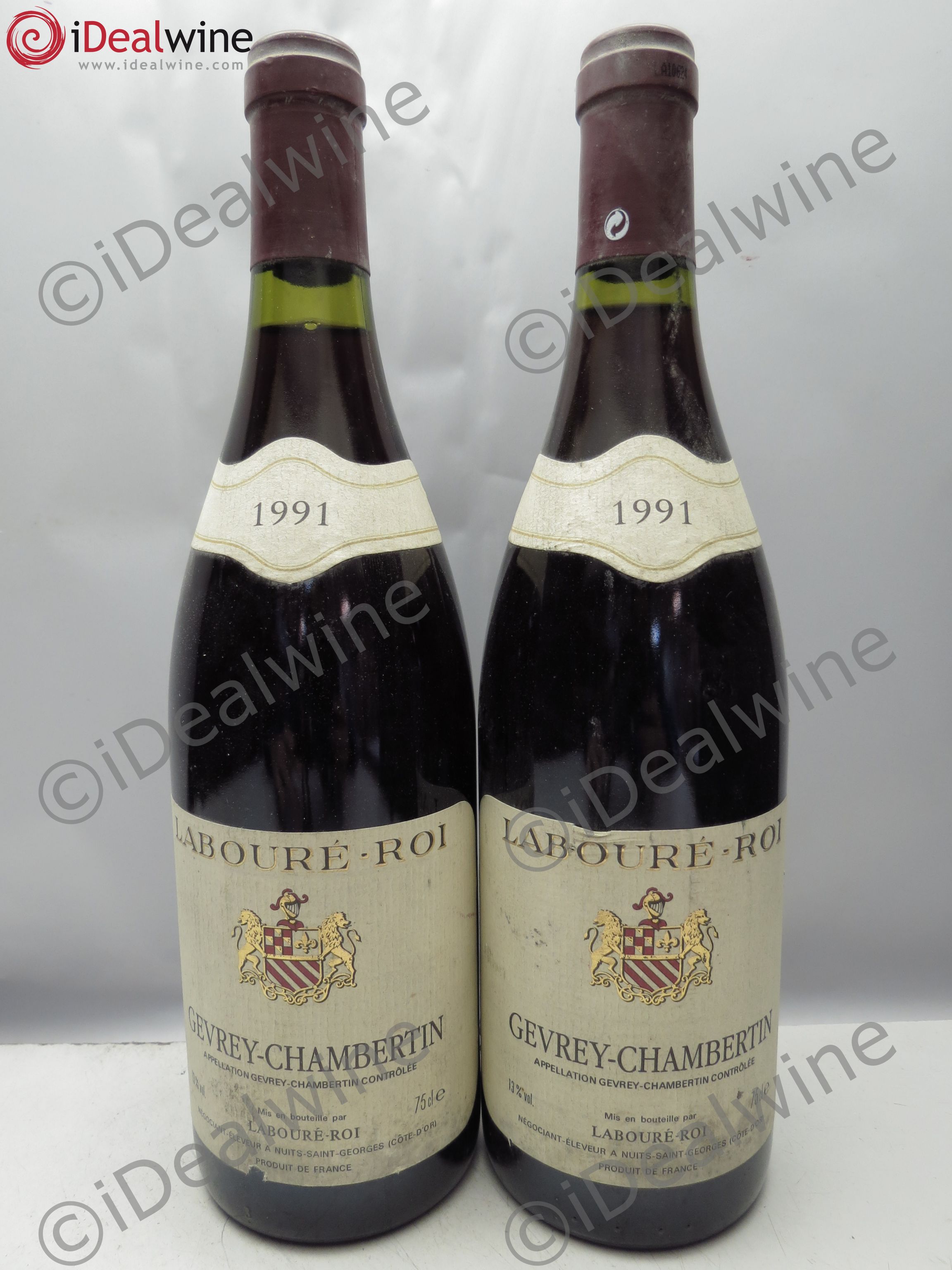 Gevrey-Chambertin Labouré-Roi 1991 - Lot de 2 bouteilles - 0