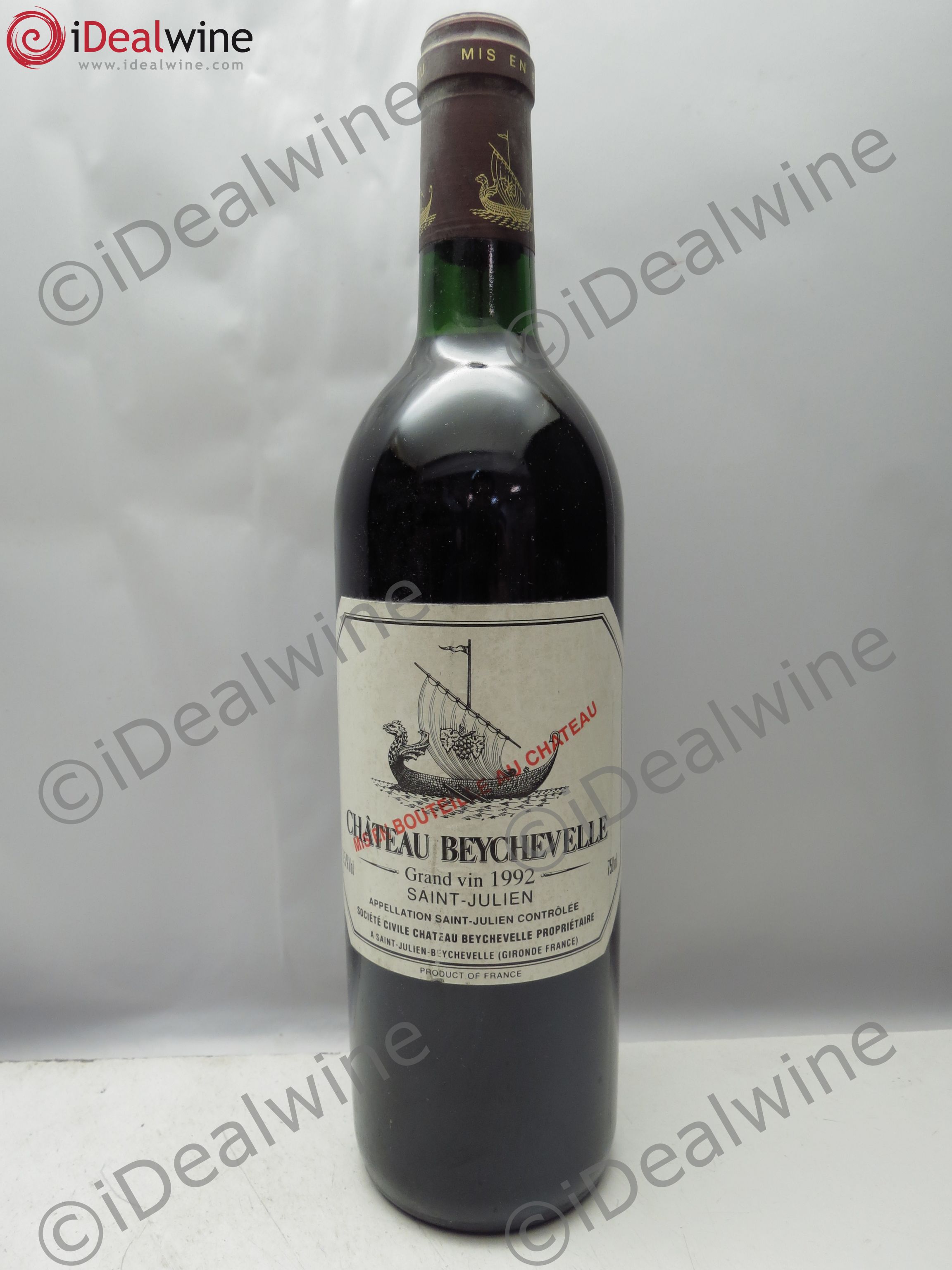 Château Beychevelle 4ème Grand Cru Classé 1992 - Lot de 6 bouteilles - 0