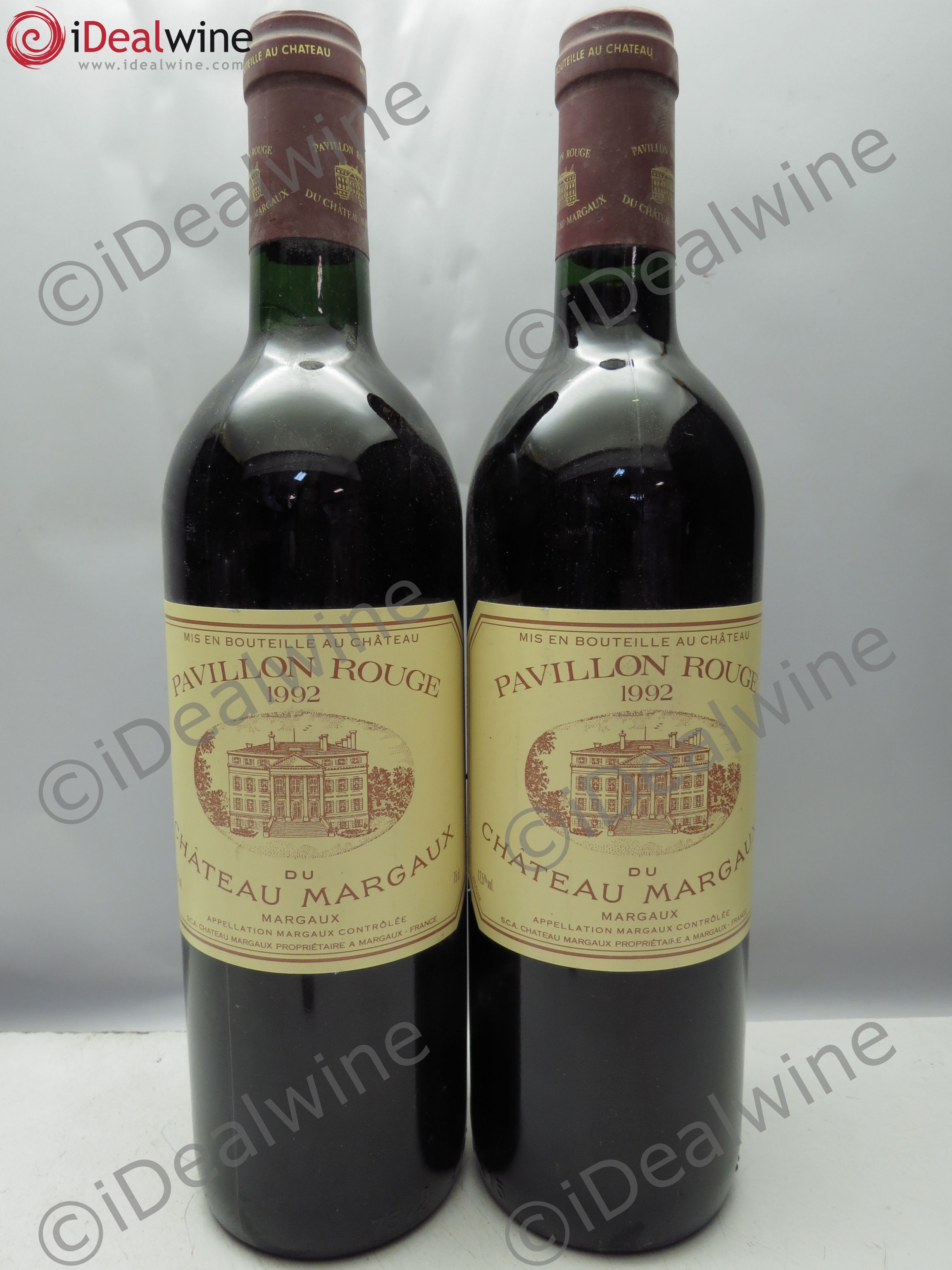 Pavillon Rouge du Château Margaux Second Vin 1992 - Lot de 2 bouteilles - 0