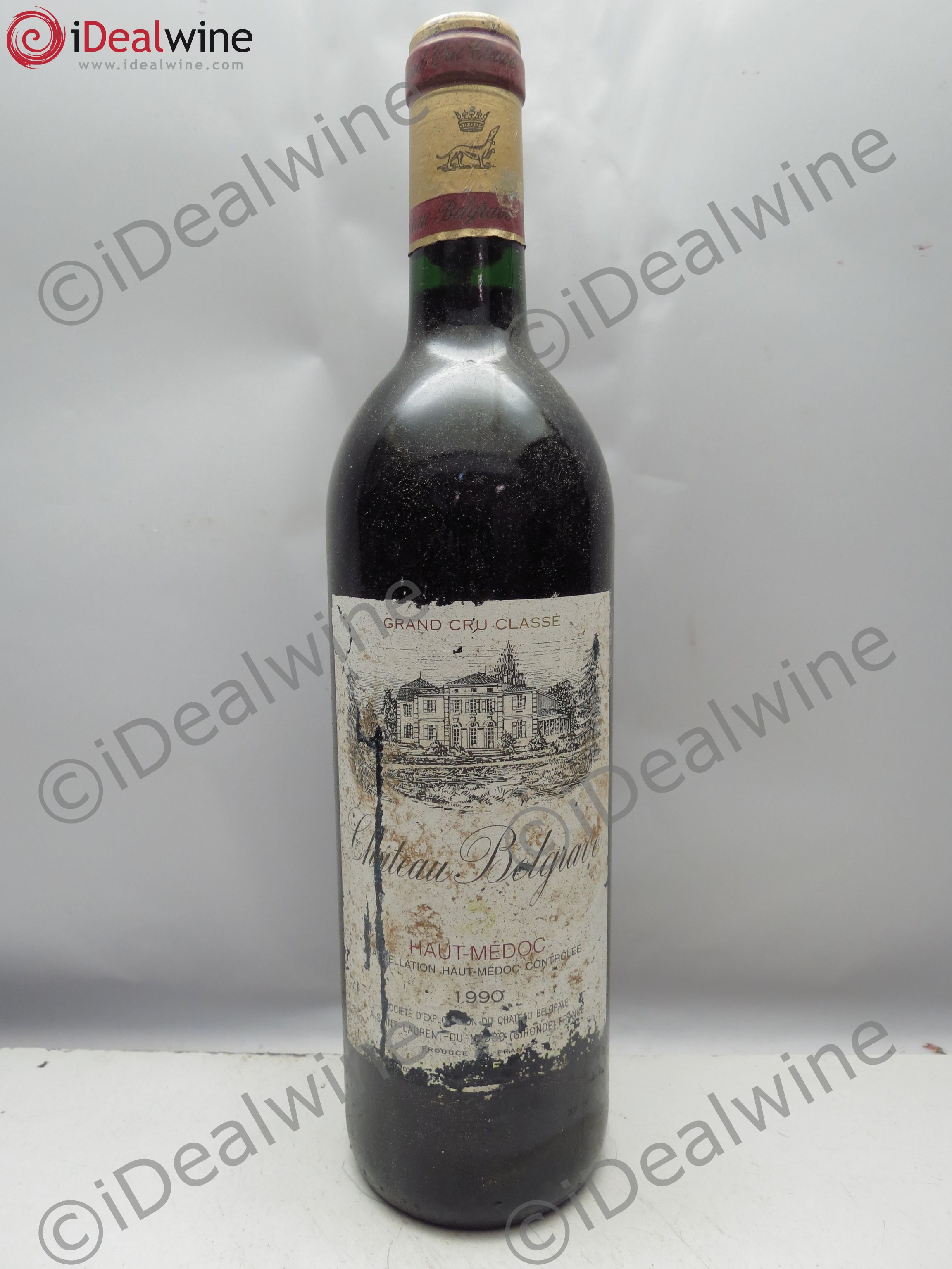 Château Belgrave 5ème Grand Cru Classé 1990 - Lot de 12 bouteilles - 0