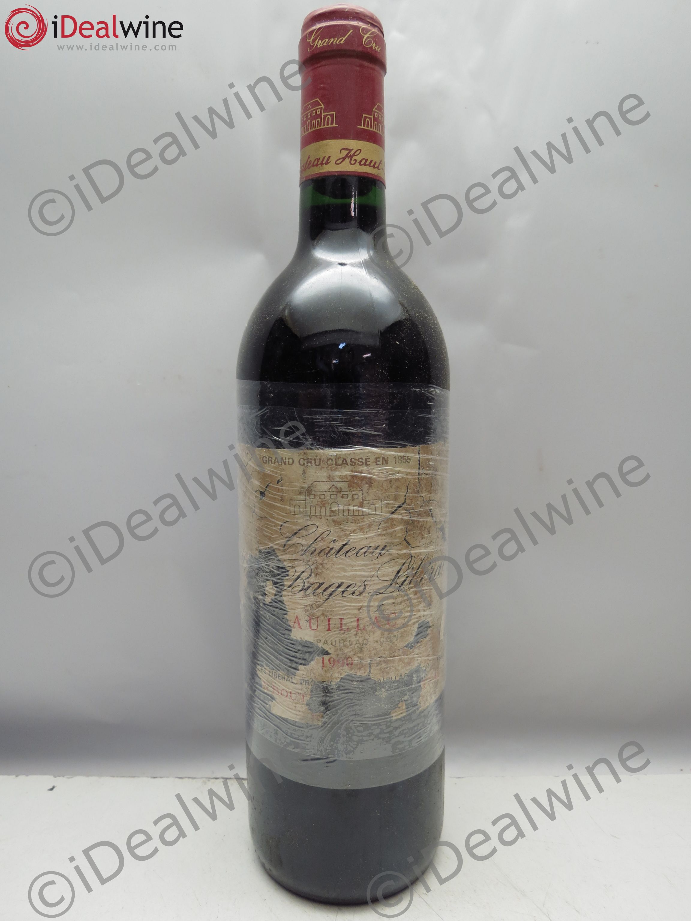 Château Haut Bages Libéral 5ème Grand Cru Classé 1990 - Lot de 6 bouteilles - 0